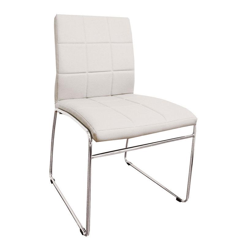 

    
Contemporary White Metal Side Chairs Set 2pcs Furniture of America CM8320WH-SC-2PK Kona
