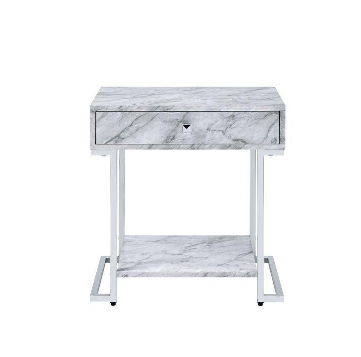 

                    
Acme Furniture 97868 Wither Accent Table Chrome/White  Purchase 
