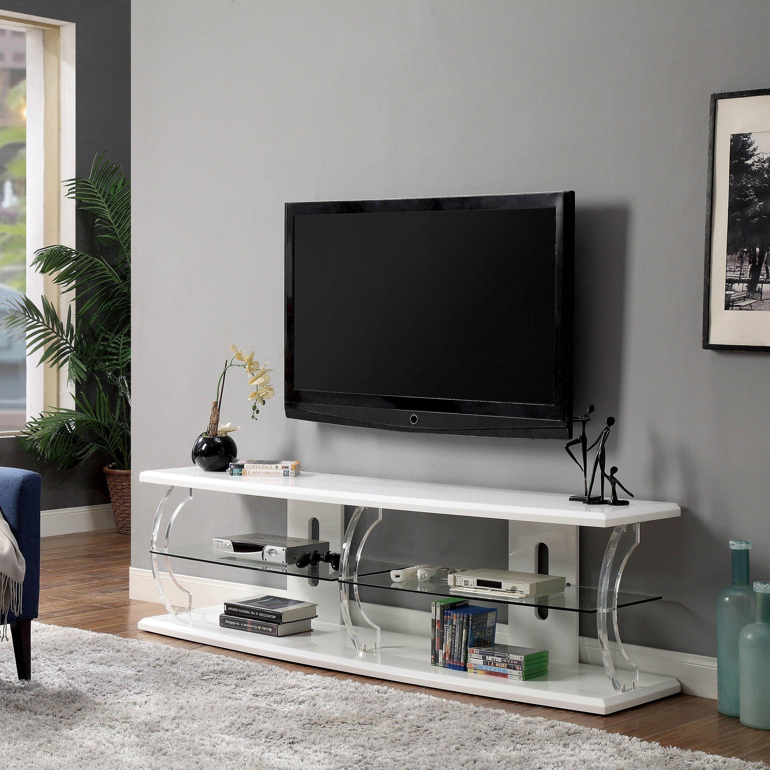 

    
Furniture of America CM5901WH-TV-60 Ernst TV Stand White CM5901WH-TV-60
