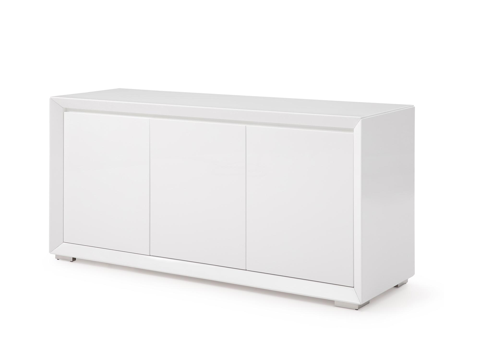 

    
Contemporary White Solid Wood Buffet WhiteLine SB1613-WHT Norbury
