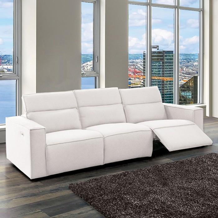 

    
Contemporary White Solid Wood Power Reclining Living Room Set 2PCS Furniture of America Treharris FM62002WH-SF-PM-S
