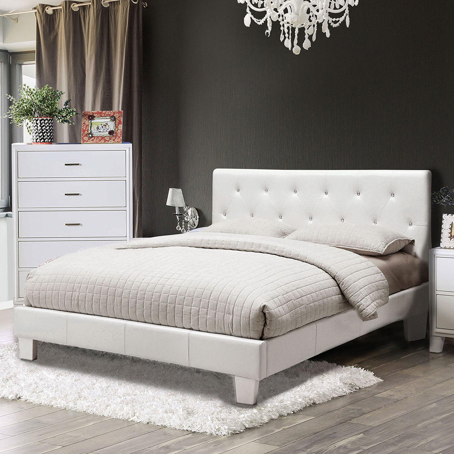 

    
CM7949WH-Q Furniture of America Platform Bed
