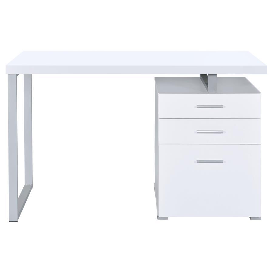 Contemporary Writing Desk 800325 Brennan 800325 in White 