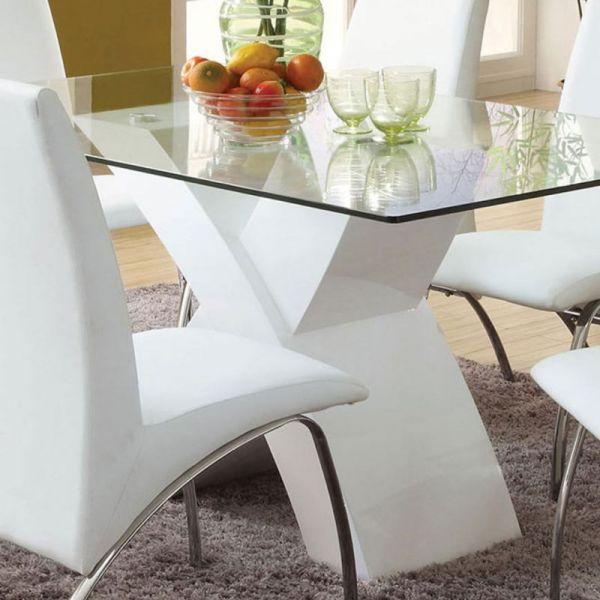 

    
CM8370WH-T Furniture of America Dining Table
