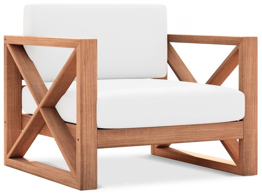 

                    
Buy Contemporary White Wood Fabric Patio Sofa Set-3PCS Meridian Furniture Anguilla 352White-S-3PCS
