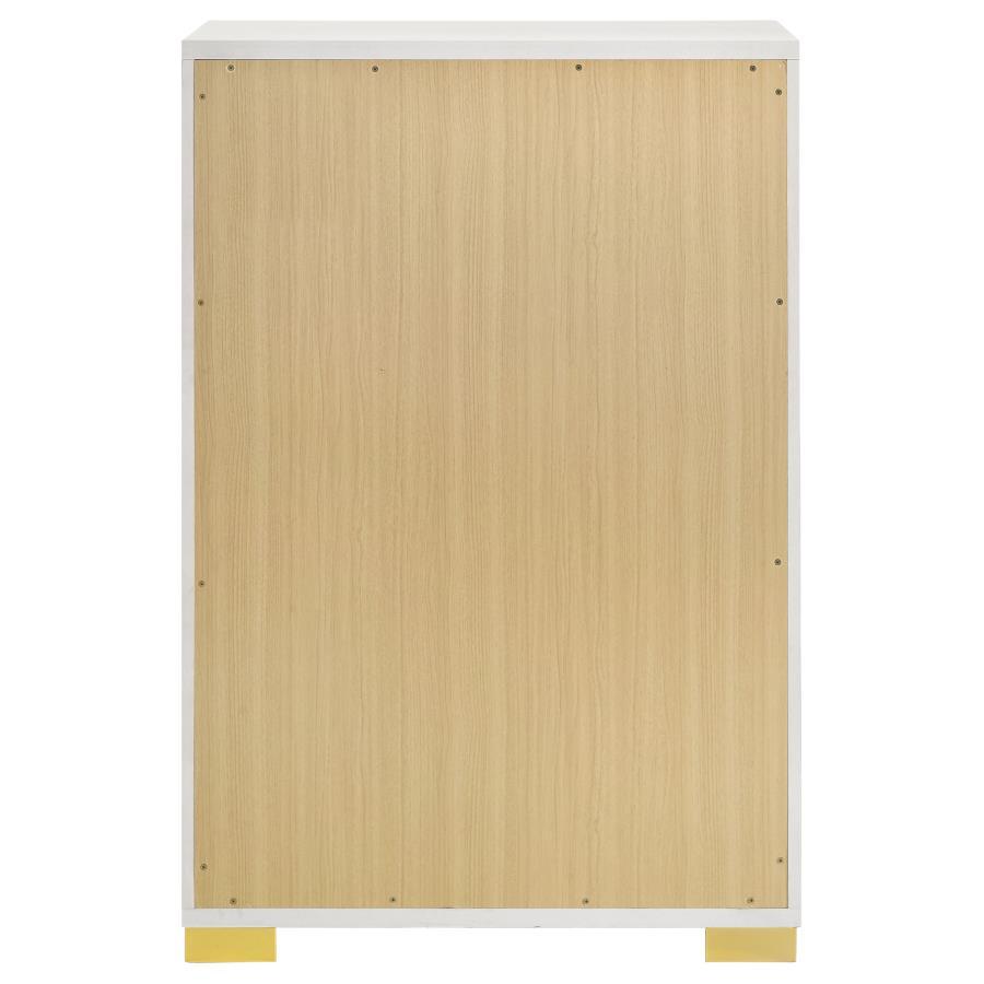 

    
 Order  Contemporary White Wood Full Panel Bedroom Set 6PCS Coaster Marceline 222931F
