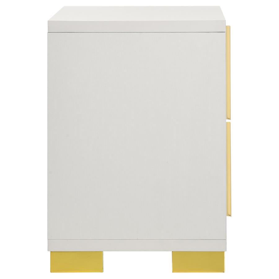 

    
222932-N Contemporary White Wood Nightstand Coaster Marceline 222932
