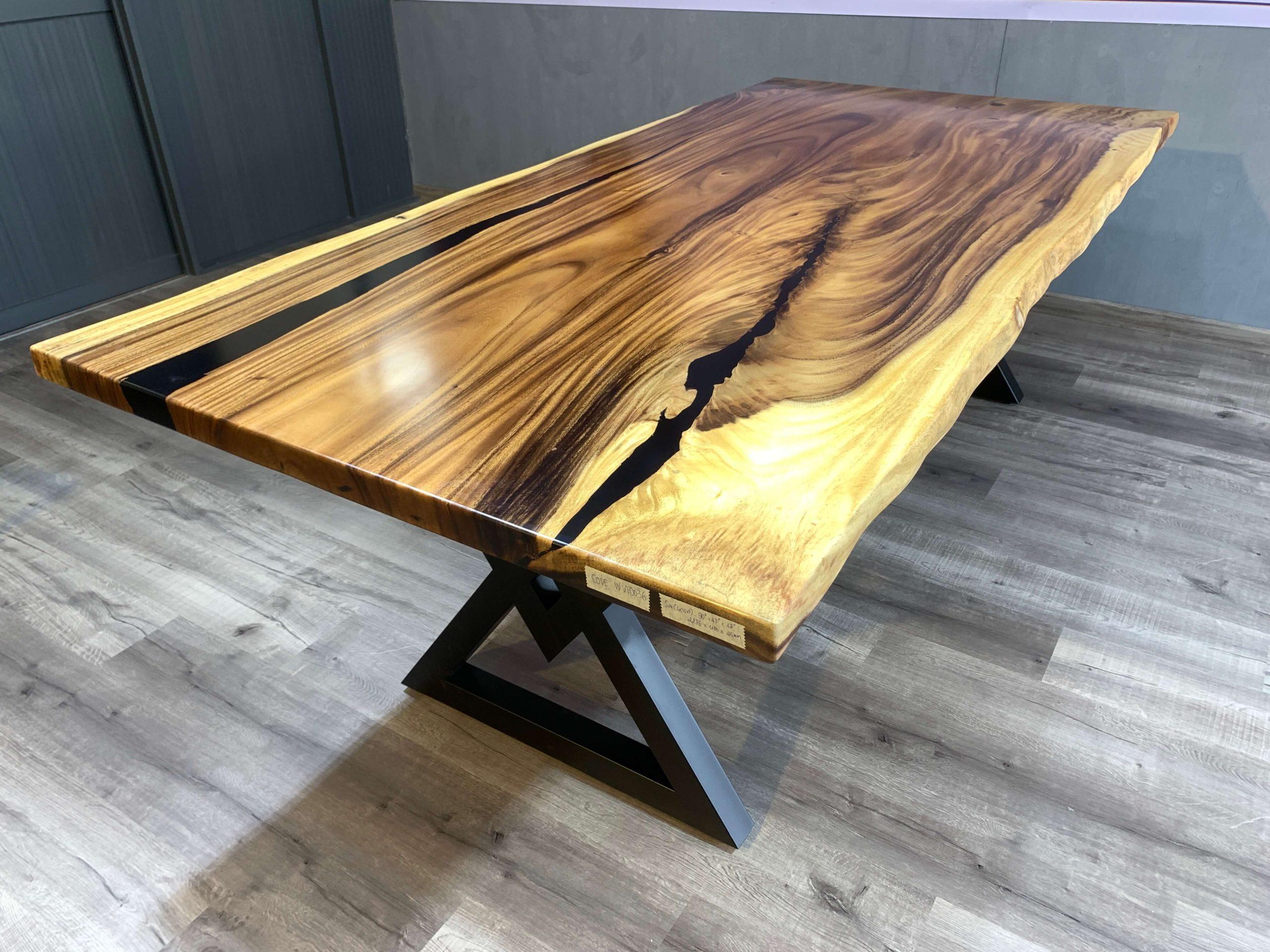 

    
Epoxy River Dining Table European Furniture Zambia WVT0036-90-T

