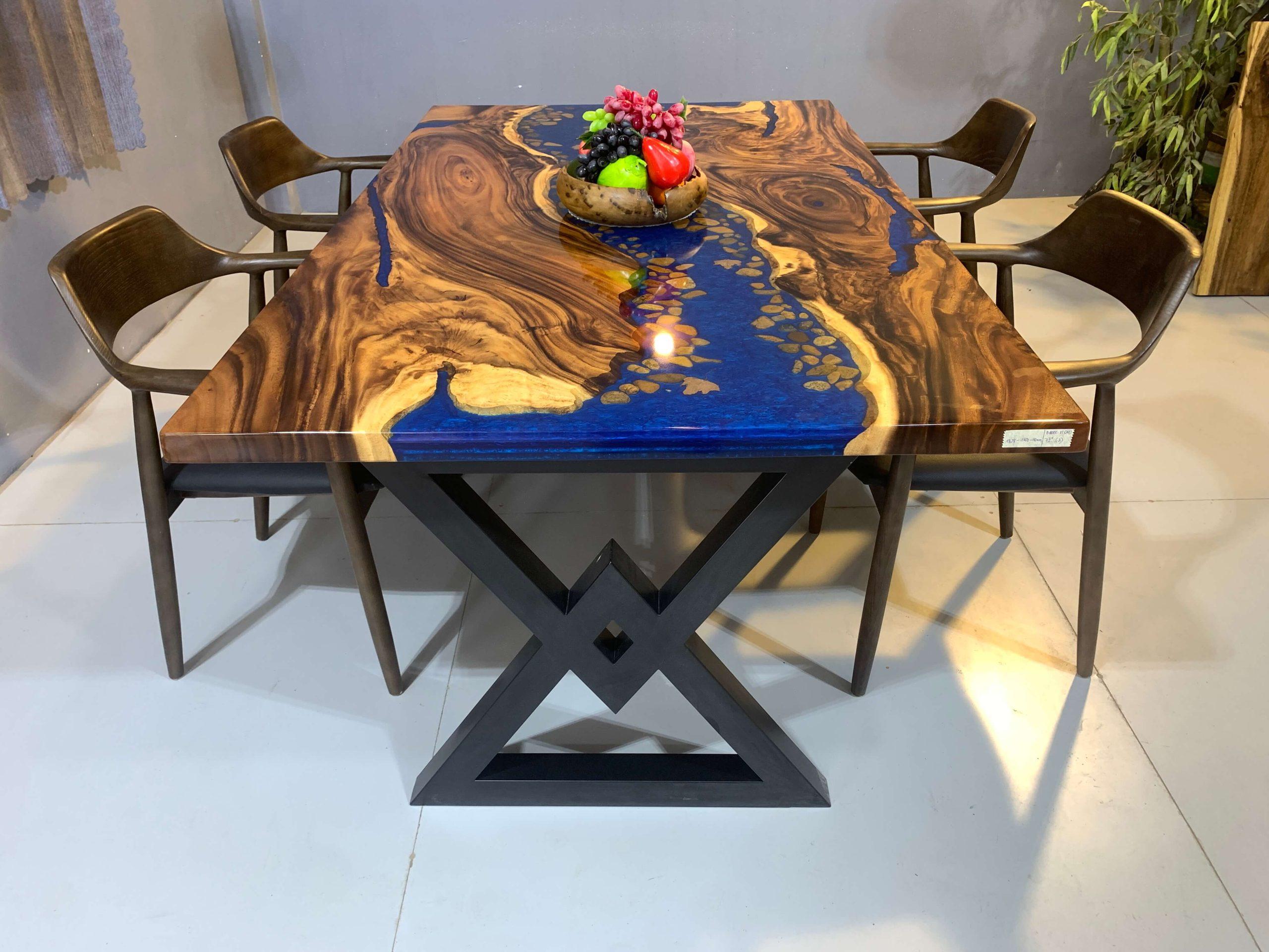 

                    
EUROPEAN FURNITURE Palawan Dining Table EVT0002-72-BLU-T Dining Table Wood/Blue/Black  Purchase 
