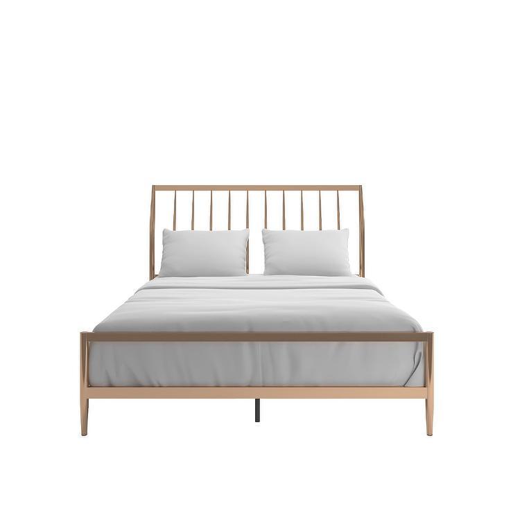 

    
Modern Copper Queen Bed Metal by Acme Marianne 22690Q

