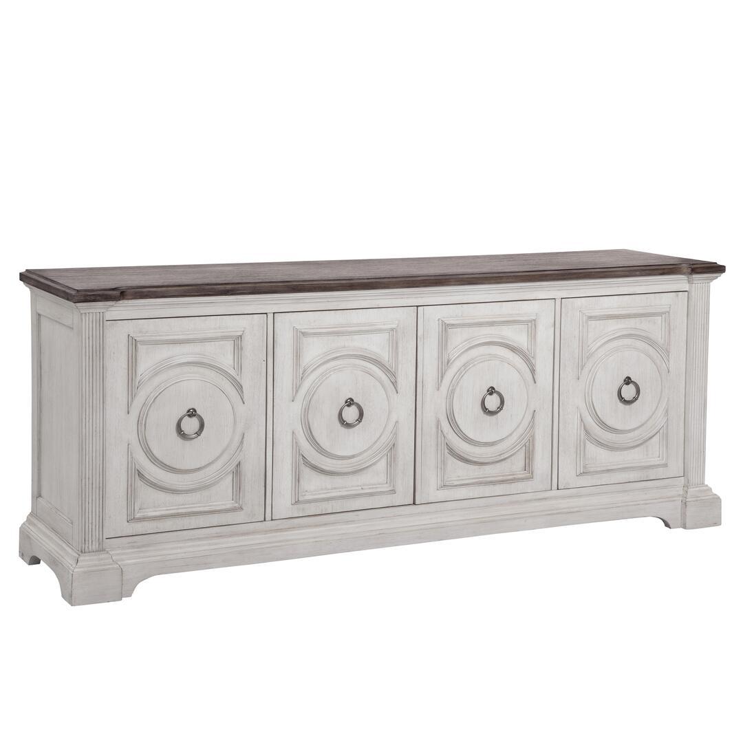 

    
Cottage Antique White Finish 84" Entertainment Console BRIGHTEN American Woodcrafters
