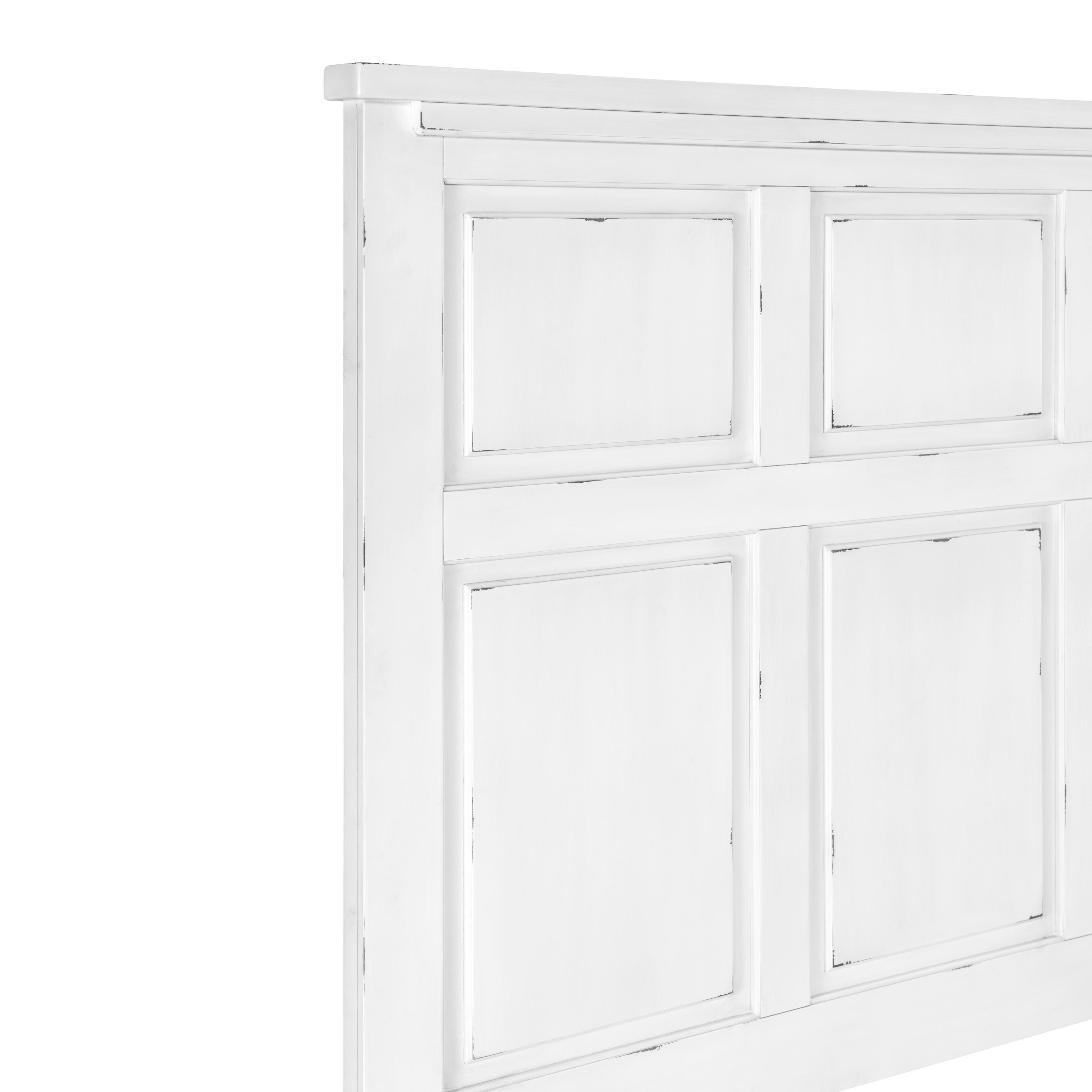 

                    
Homelegance Laurelville Collection King Panel Bed 1447K-1EK-EK Panel Bed Antique White  Purchase 

