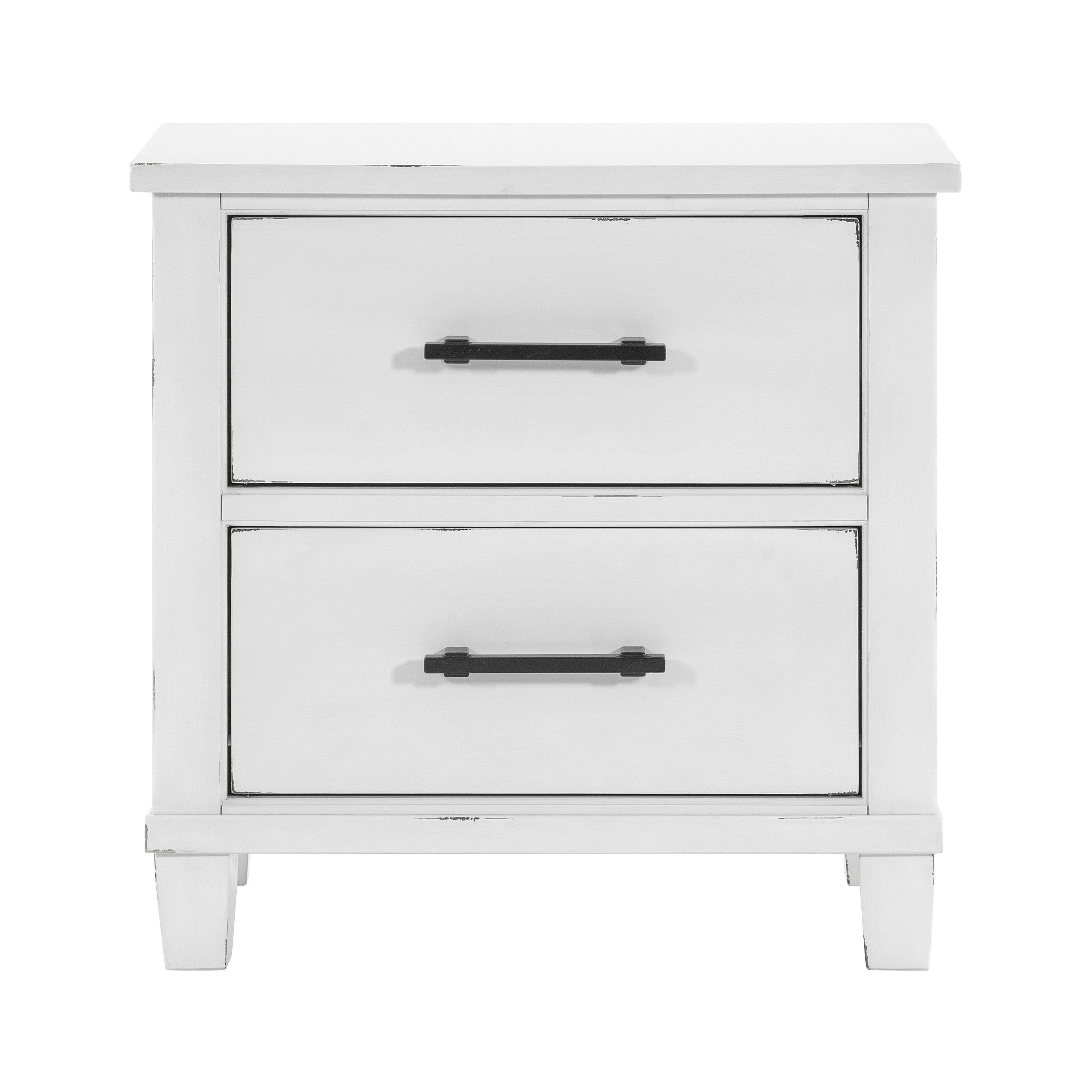 Cottage Nightstand Laurelville Collection Nightstand 1447-4-N 1447-4-N in Antique White 