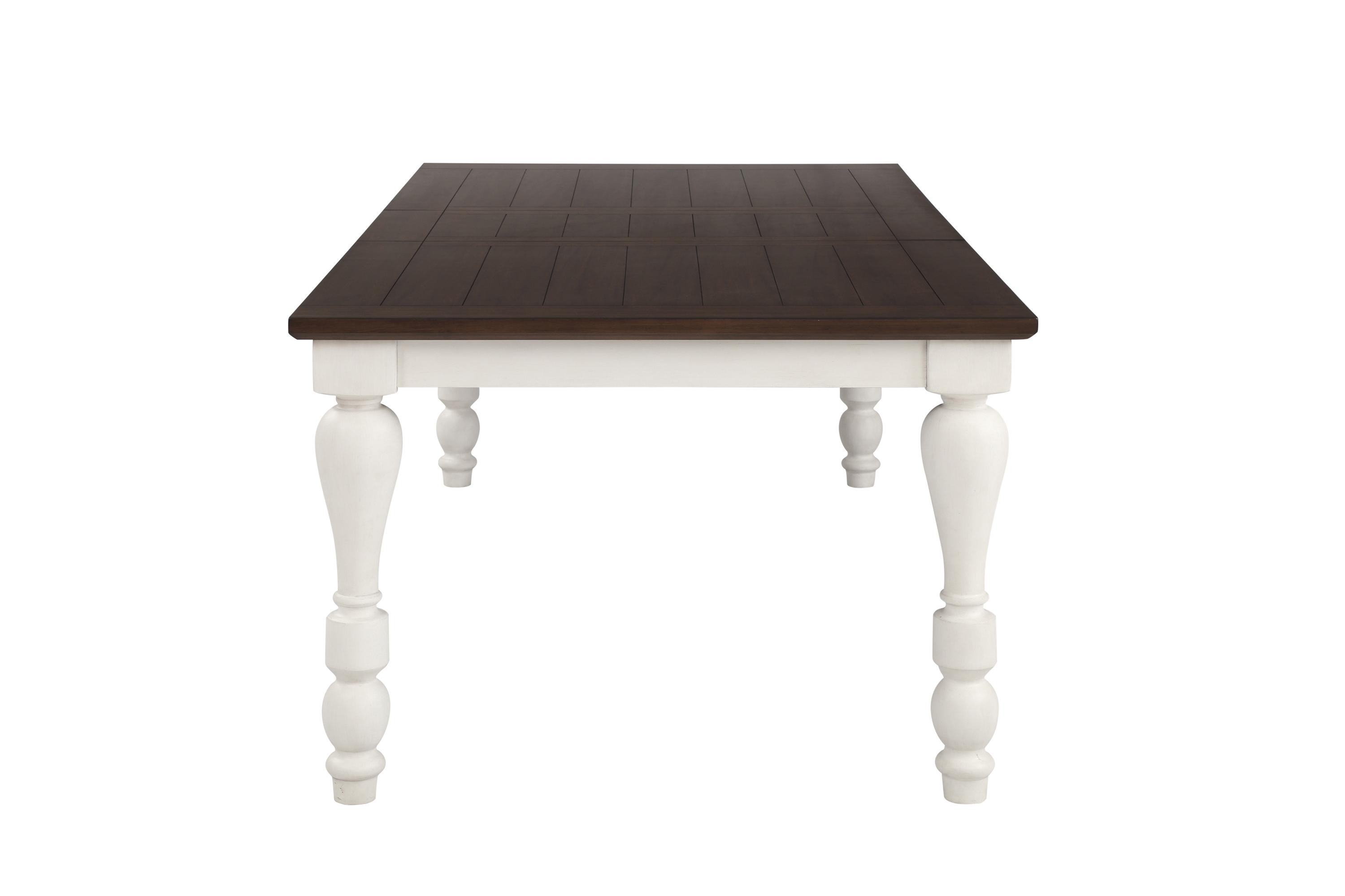 

                    
Coaster 110381-S5 Madelyn Dining Room Set Cocoa/White  Purchase 
