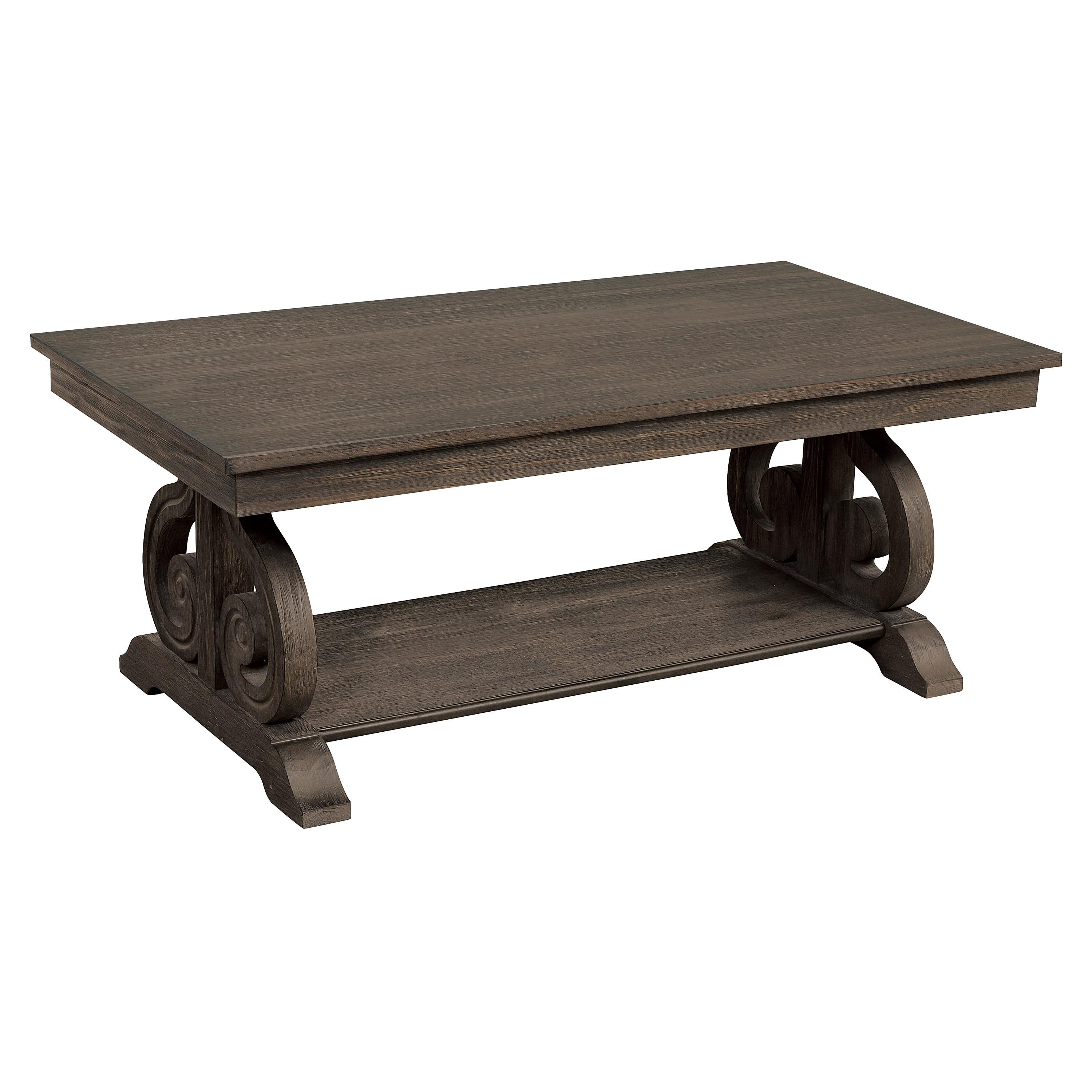 

    
Cottage Distressed Dark Oak Finish Wood Occasional Table Set 3pcs Homelegance 5438 Toulon

