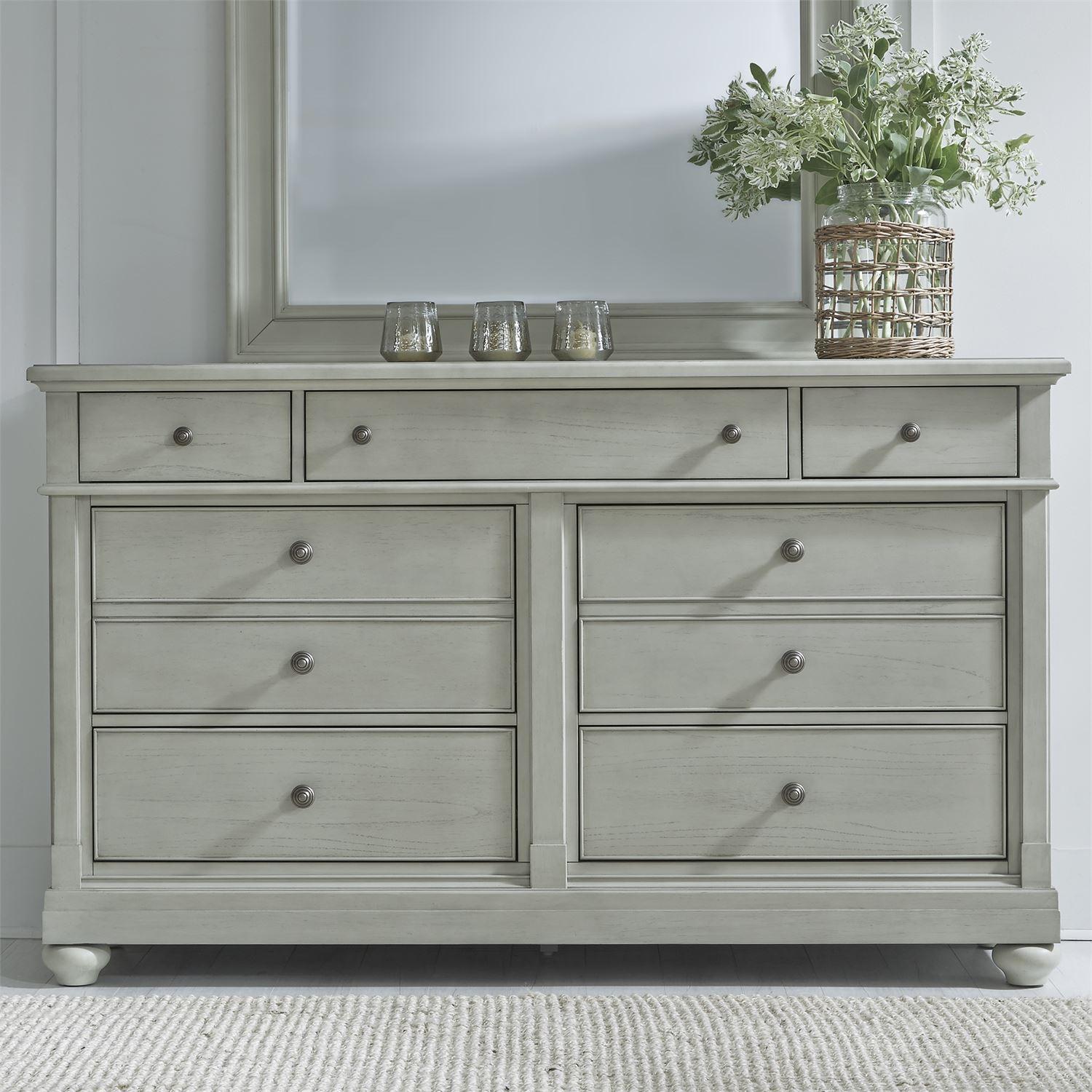 

    
Cottage Gray Wood Combo Dresser Harbor View III (731-BR) Liberty Furniture
