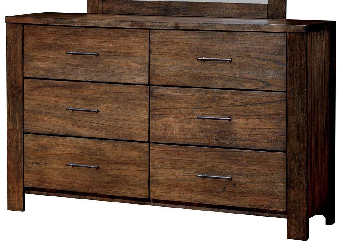 

    
Cottage Oak Solid Wood Dresser Furniture of America CM7072D Elkton
