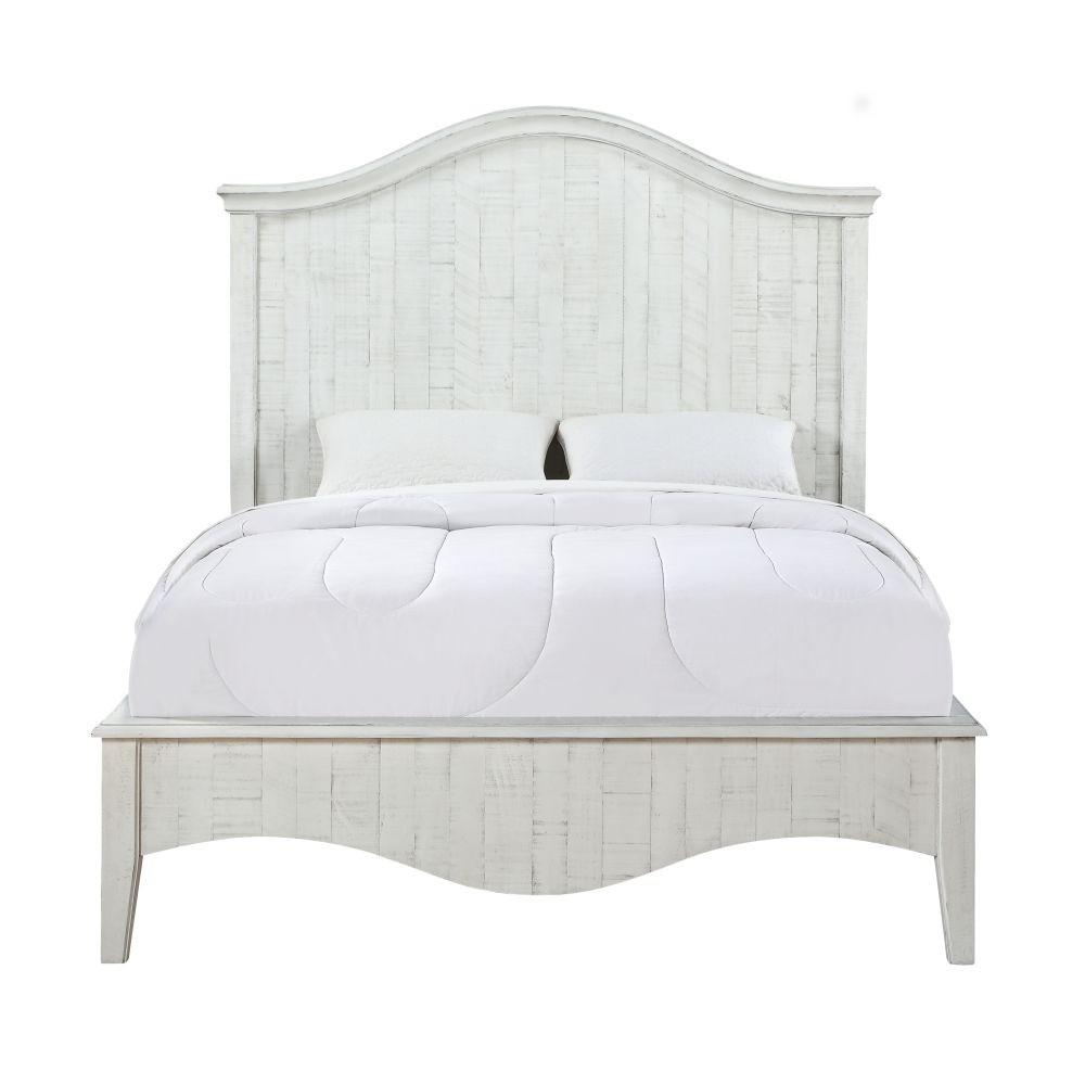

    
Modus Furniture ELLA WHITE Platform Bed Off-White 2G43B6
