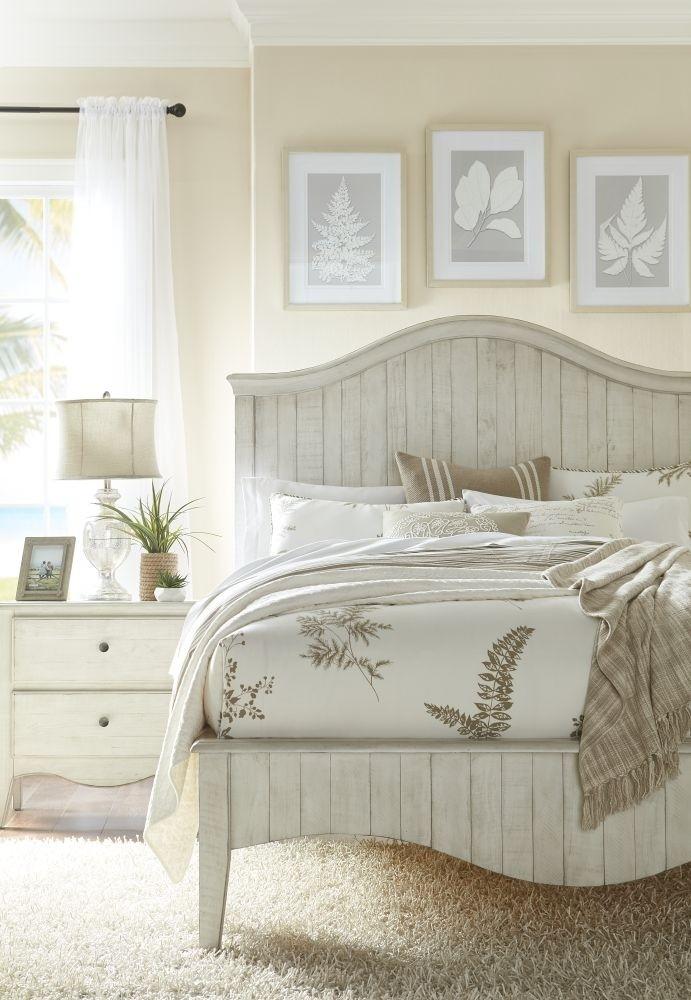 

    
2G43B6 Cottage Style Off-White Platform CAL King Bed ELLA WHITE by Modus Furniture
