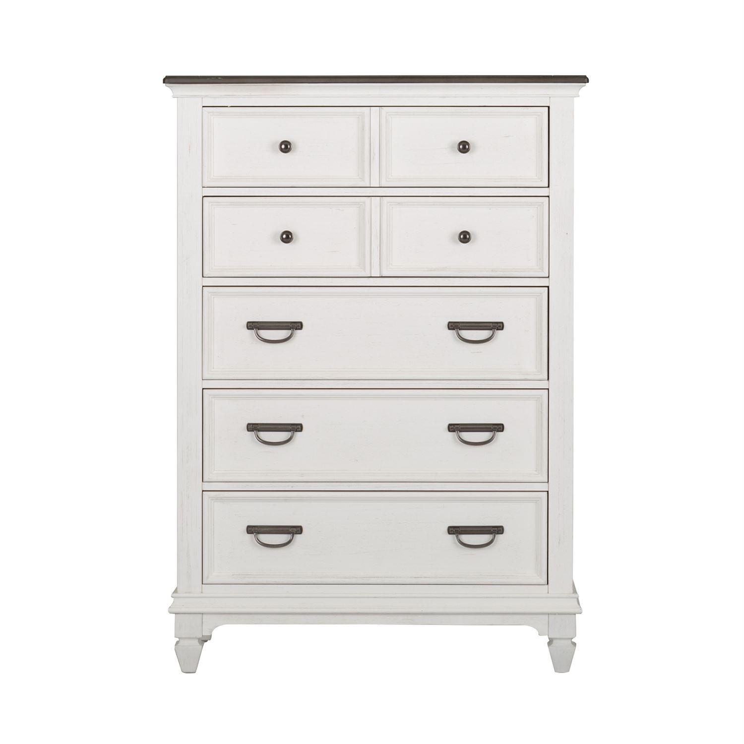 

    
Cottage White Wood Bachelor Chest Allyson Park (417-BR) Liberty Furniture
