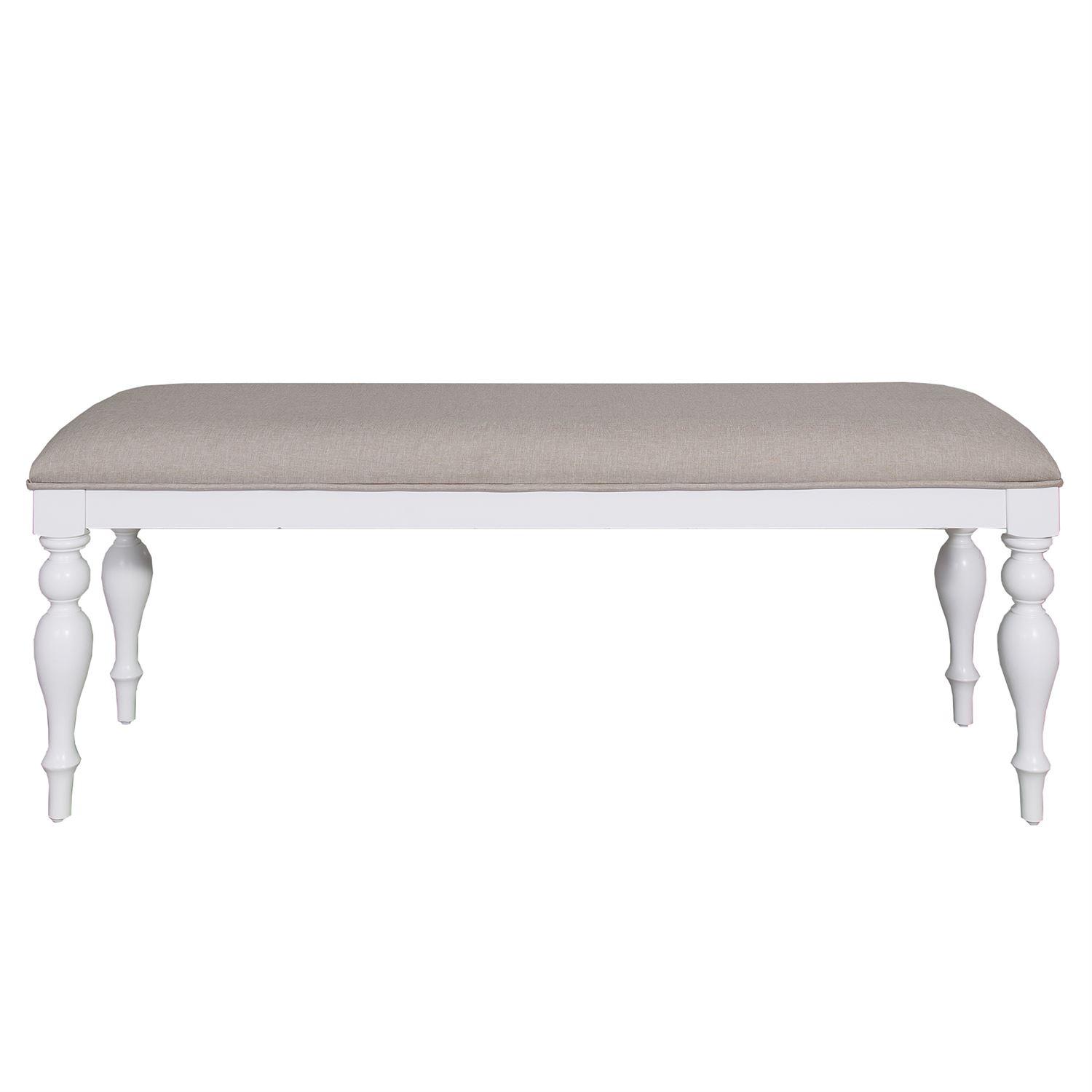 

    
Cottage White Wood Bench Summer House (607-CD) Liberty Furniture
