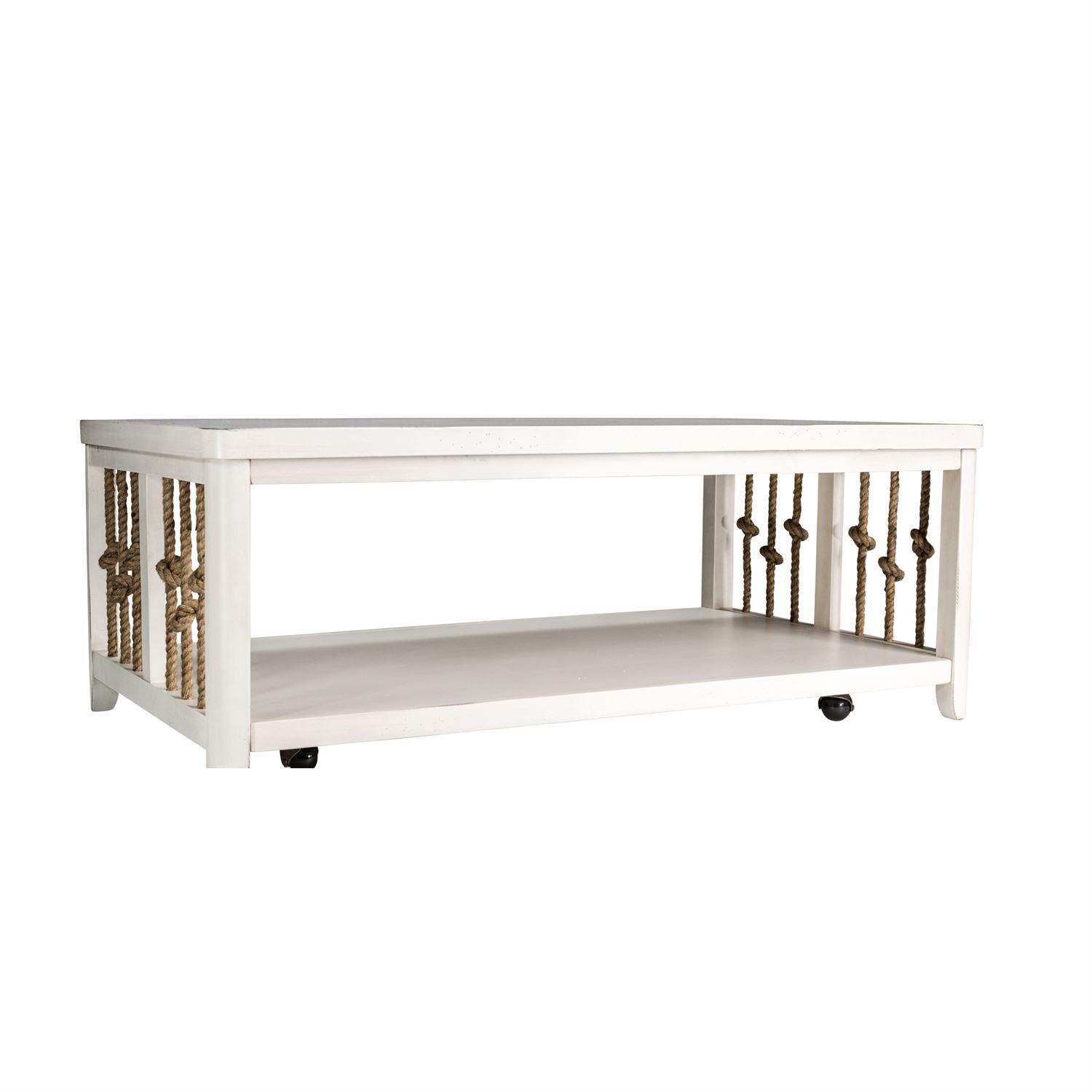 

    
Liberty Furniture Dockside II  (469-OT) Coffee Table Coffee Table White 469-OT1010
