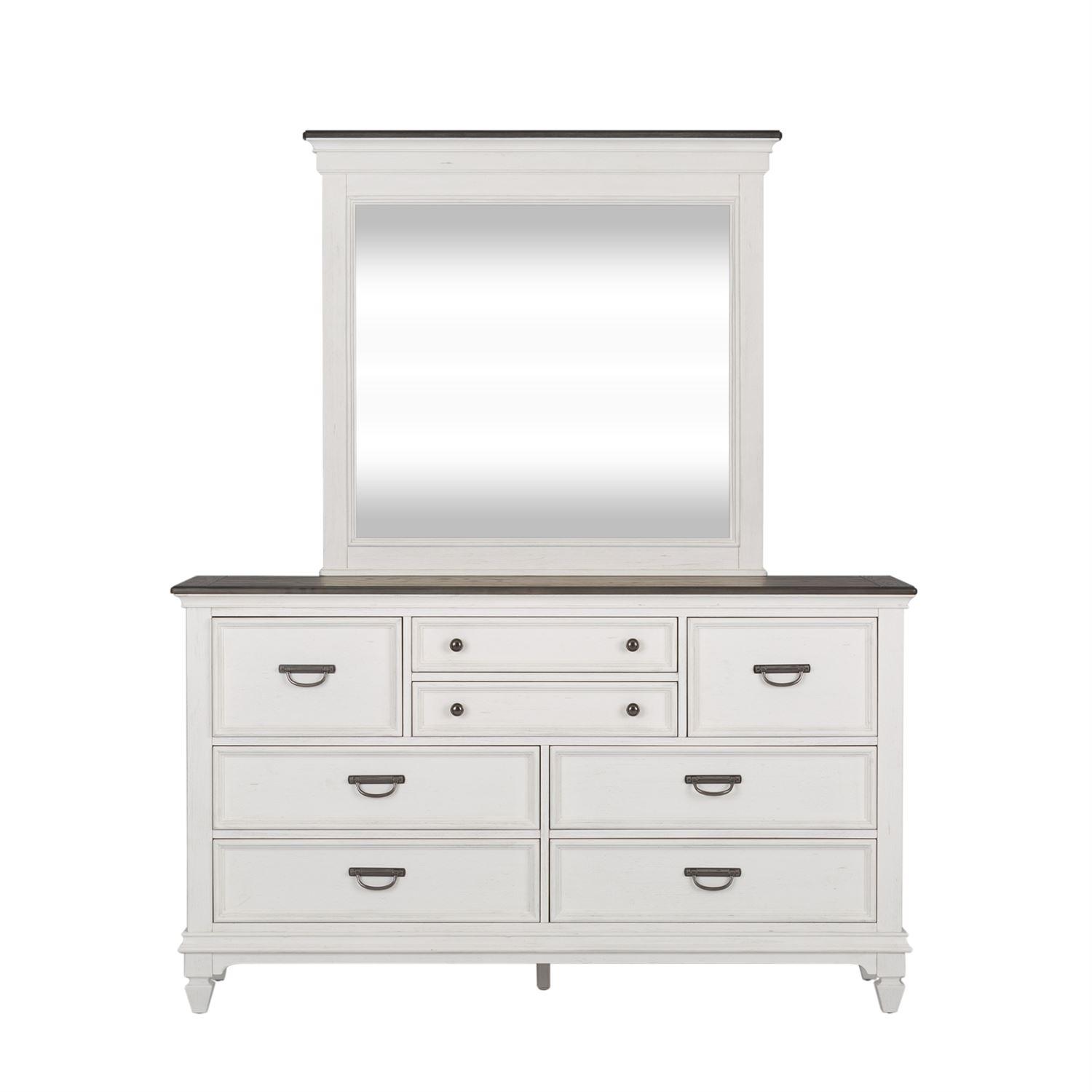 

    
White Finish w/ Charcoal Tops Combo Dresser 2 Pcs Allyson Park (417-BR) Liberty Furniture
