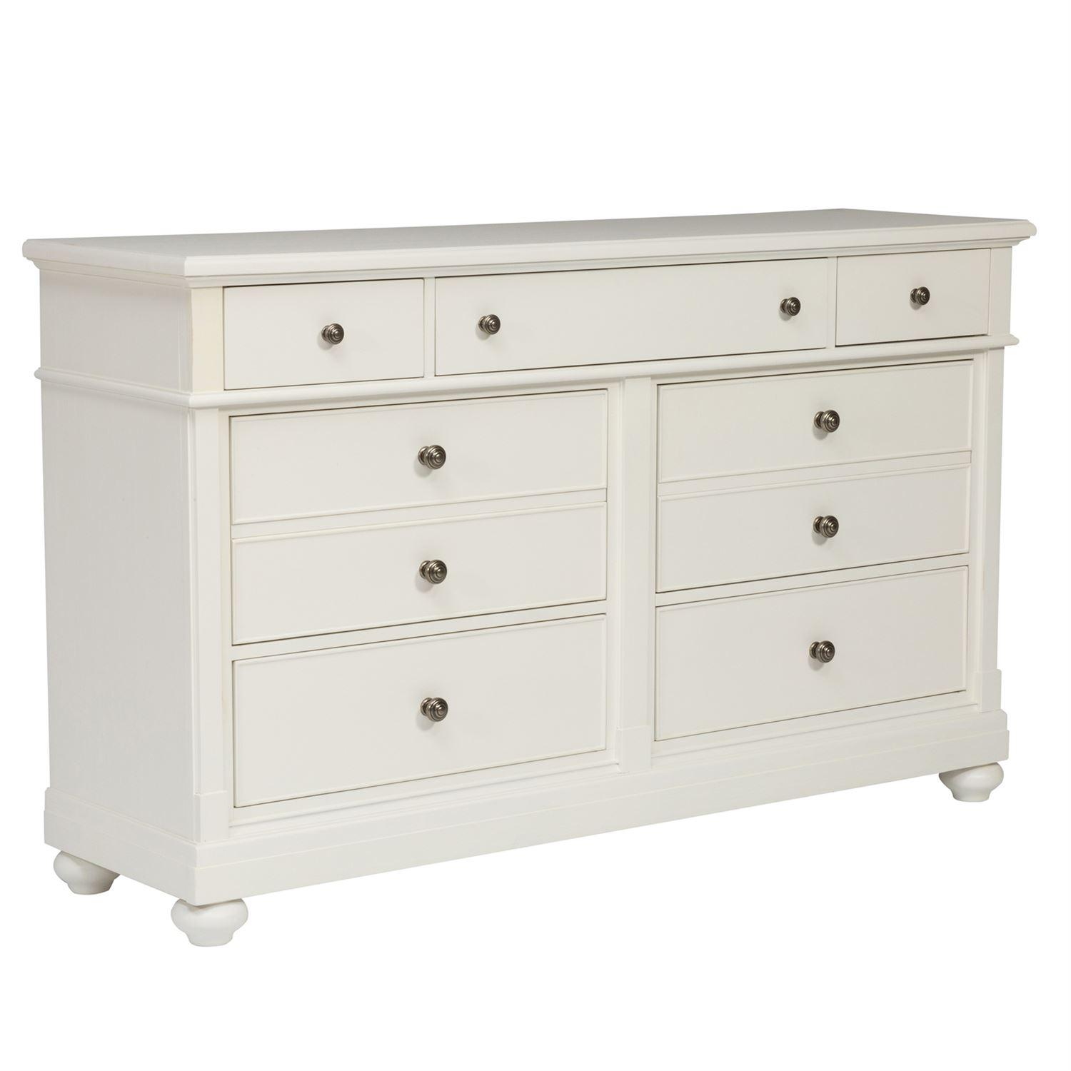 

    
Cottage White Wood Combo Dresser Harbor View II (631-BR) Liberty Furniture
