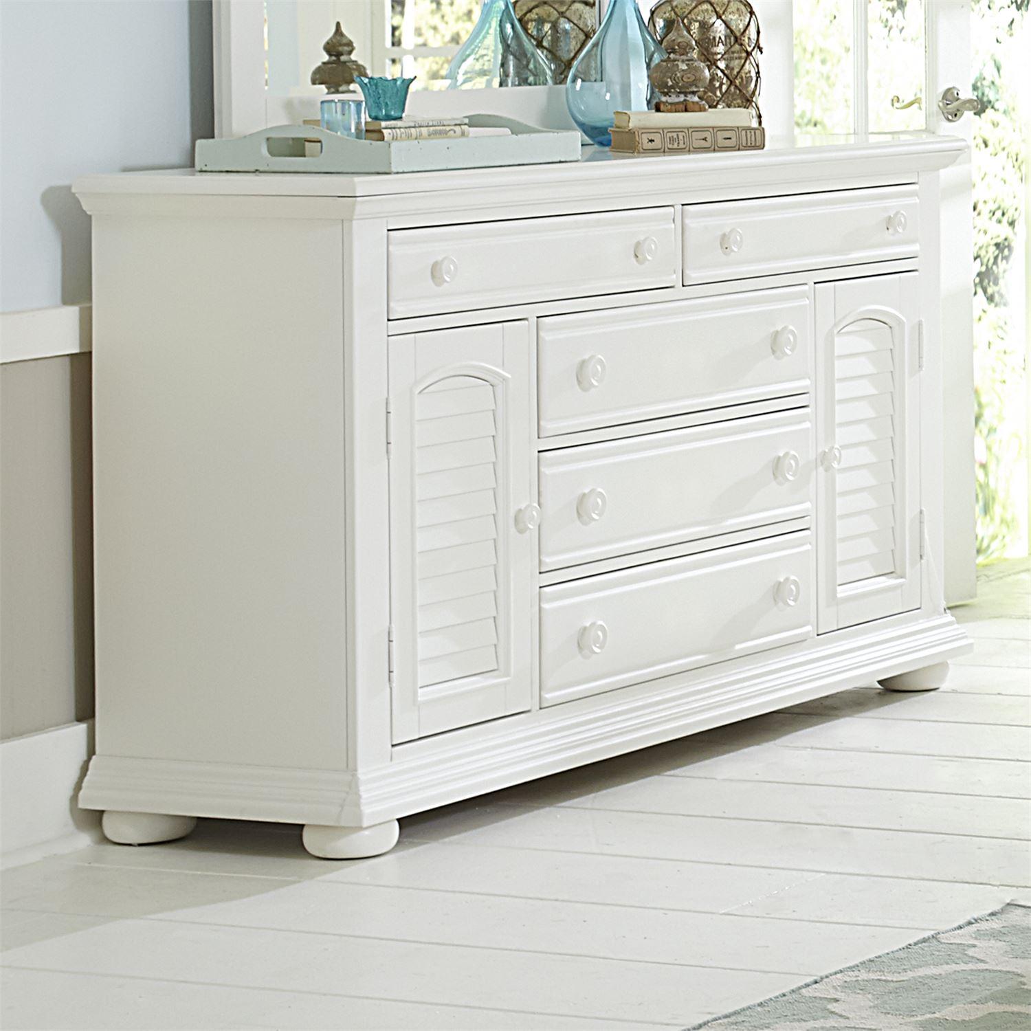 

    
Oyster White Finish Wood Combo Dresser Summer House I (607-BR) Liberty Furniture
