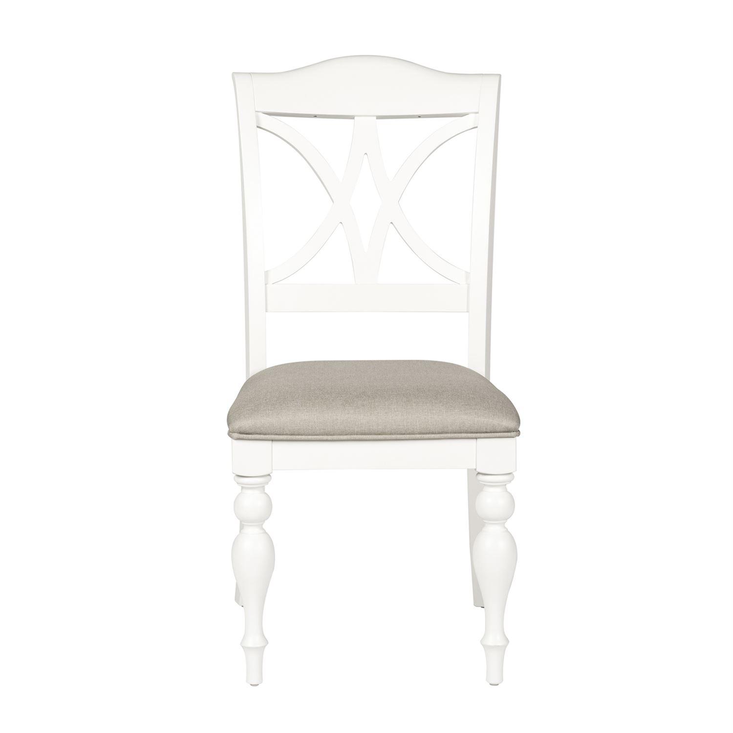 

    
Liberty Furniture Summer House  (607-CD) Dining Side Chair Dining Side Chair White 607-C9001S
