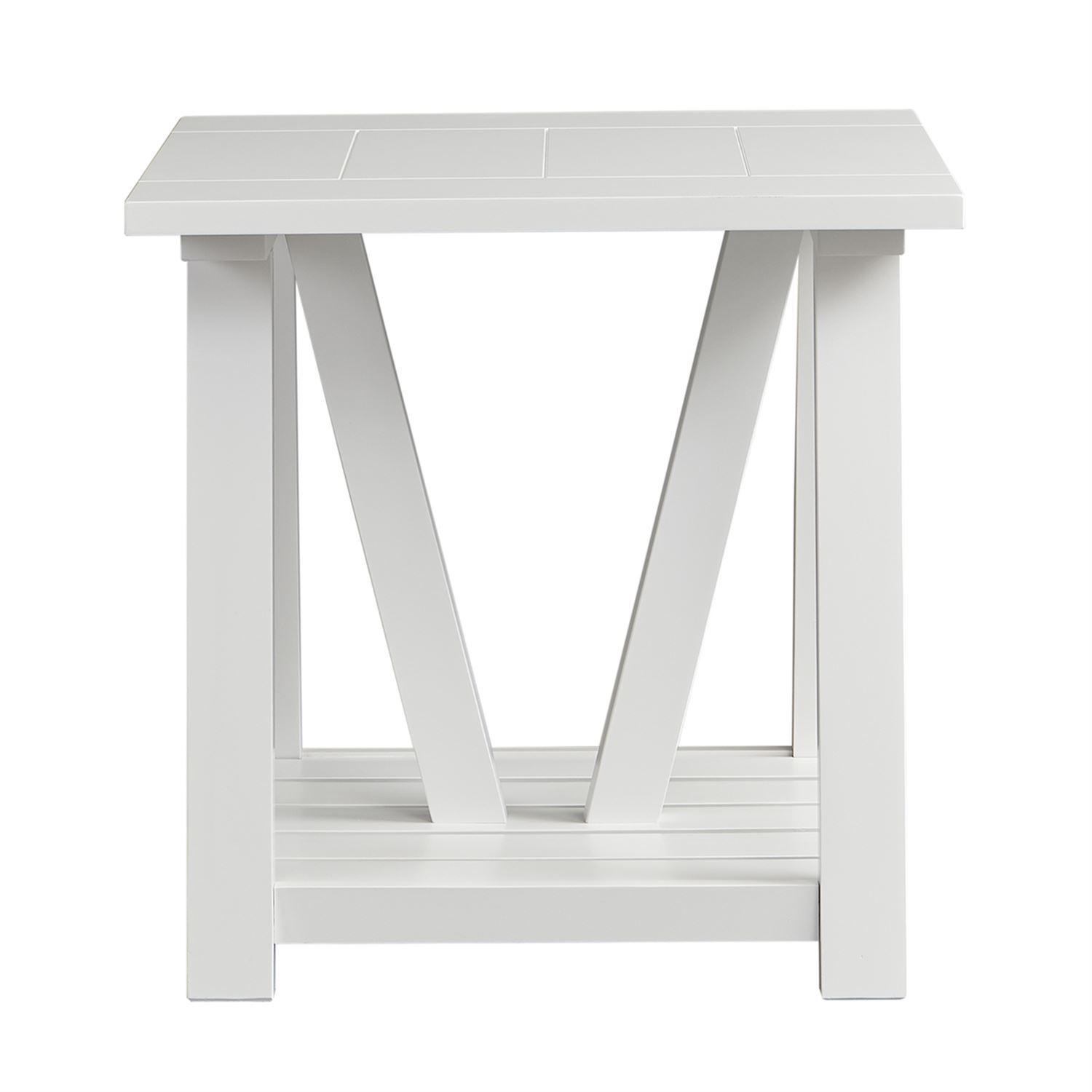 

                    
Liberty Furniture Summer House  (607-OT) End Table End Table White  Purchase 
