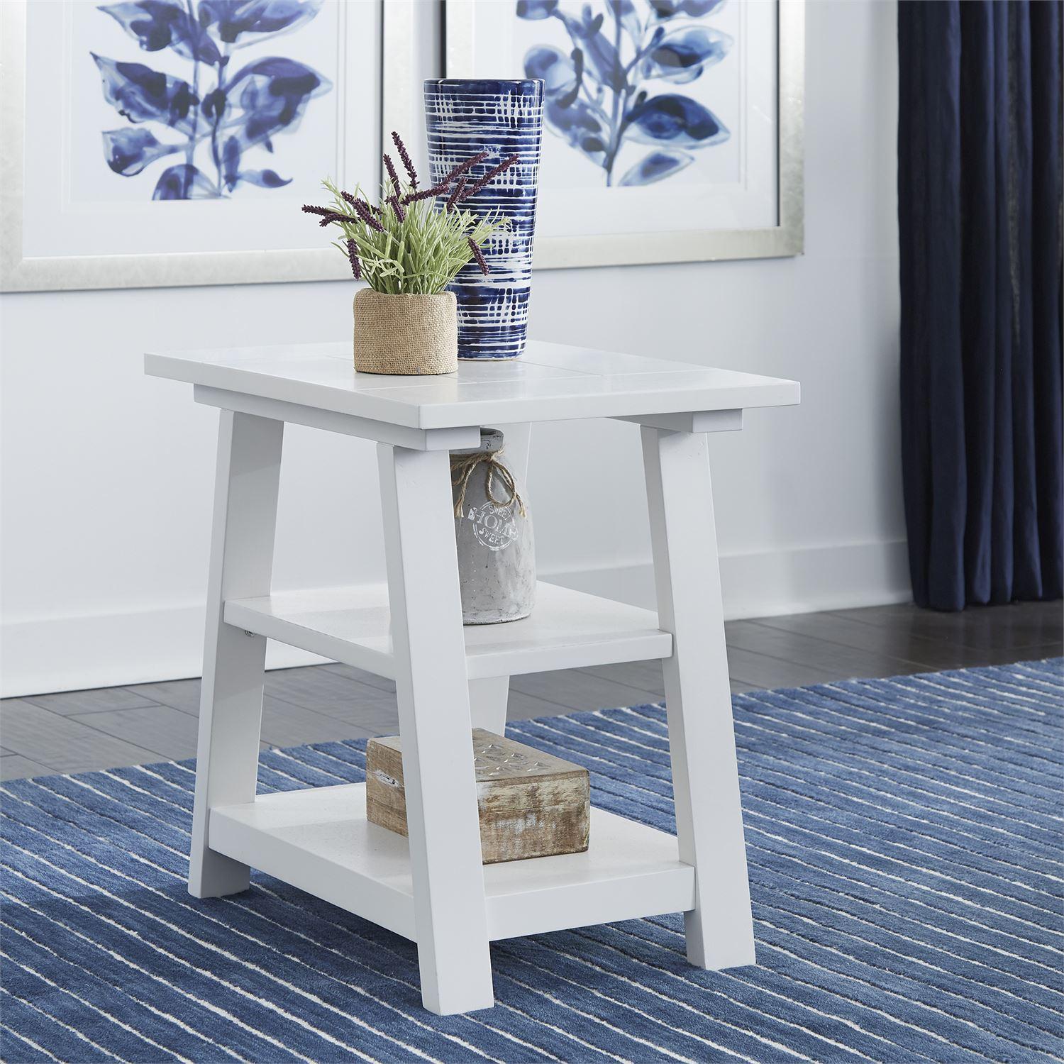 

    
Cottage White Wood End Table Summer House 607-OT1021 Liberty Furniture
