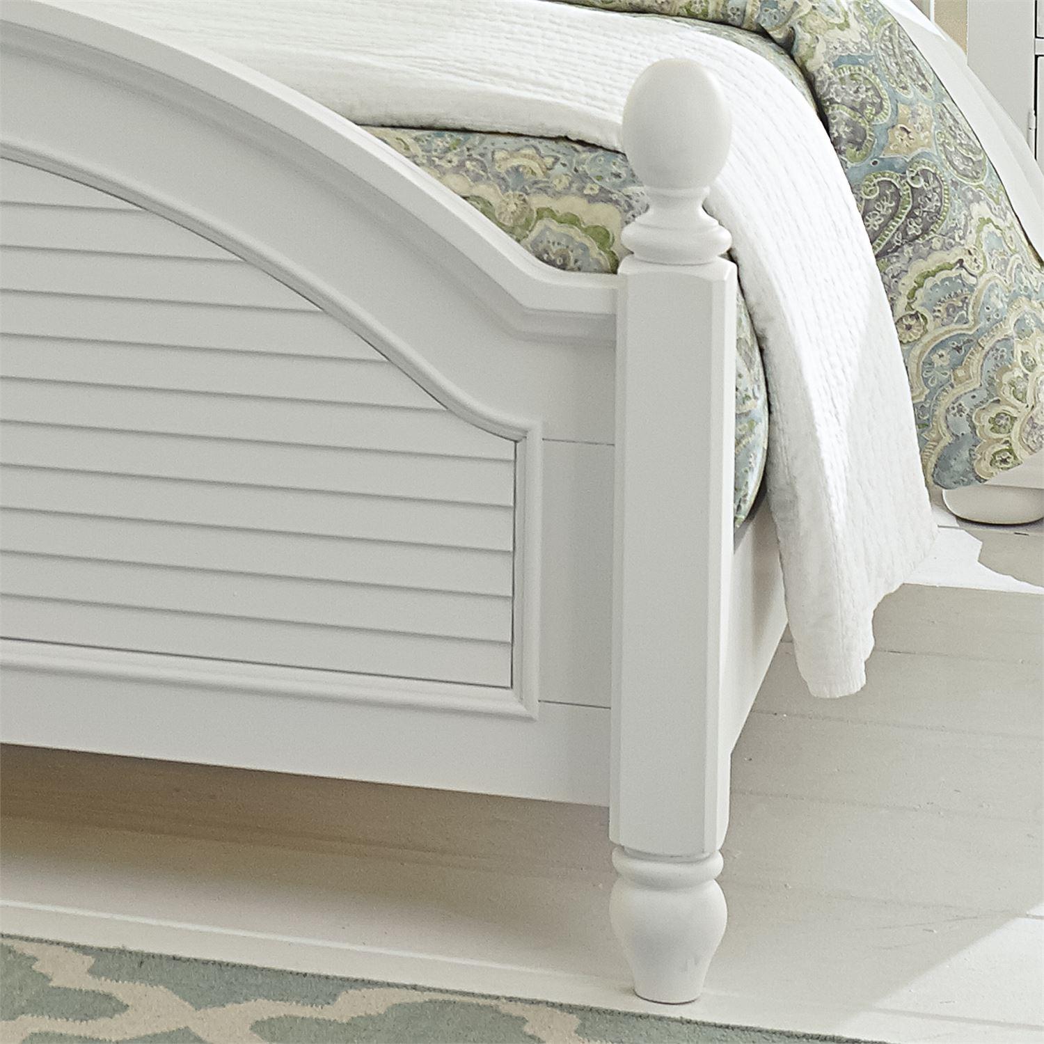 

    
607-BR-KPS Cottage White Wood King Poster Bed Summer House I (607-BR) Liberty Furniture
