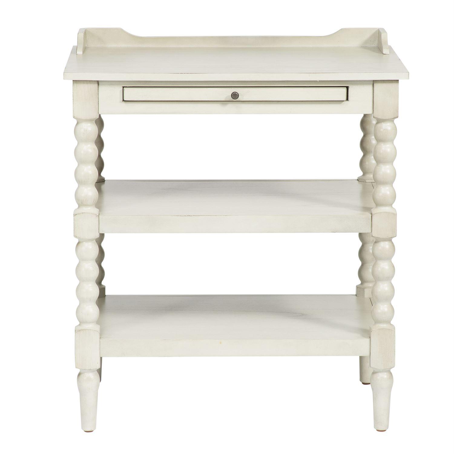 

    
Cottage White Wood Open Nightstand Harbor View II 631-BR62 Liberty Furniture

