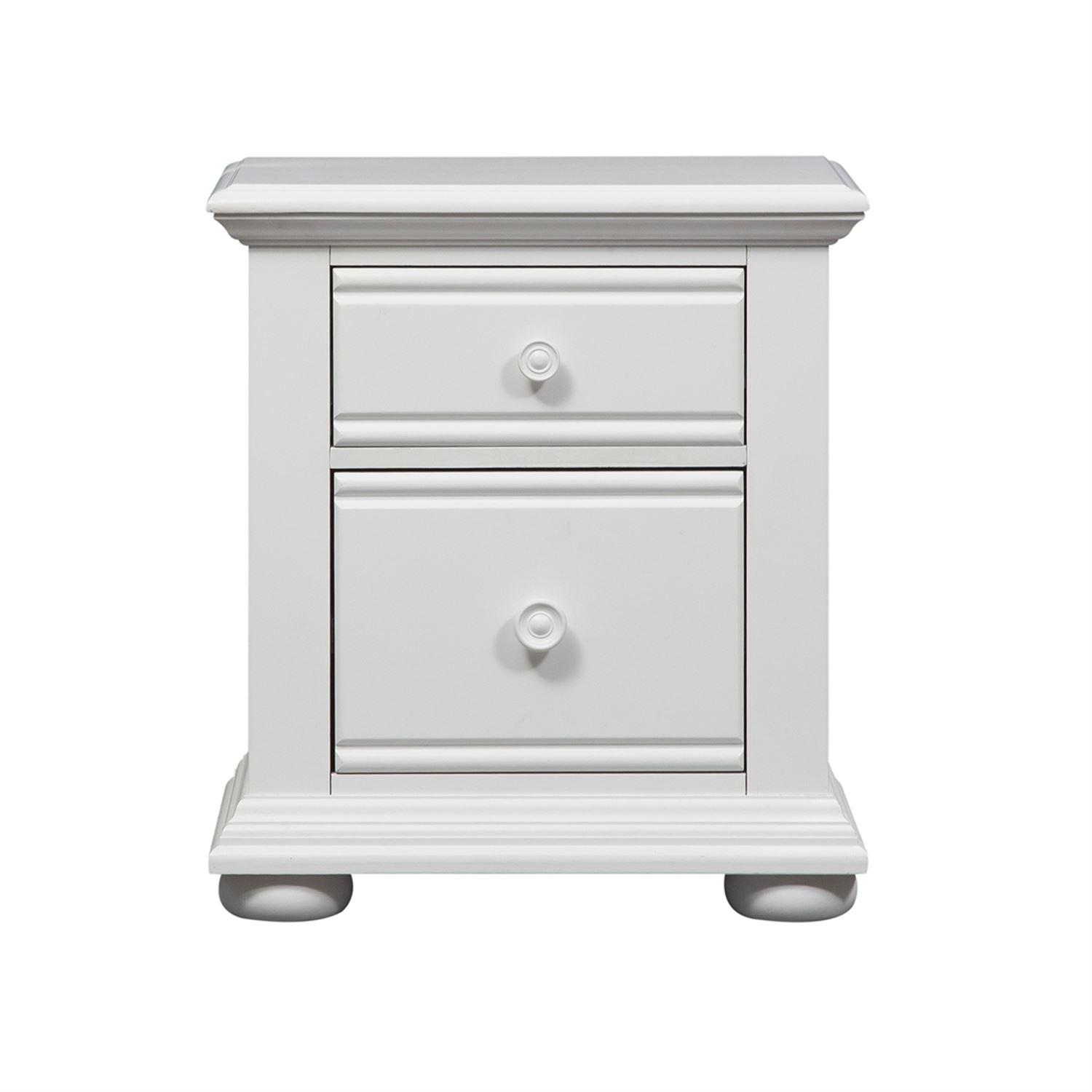 Cottage Nightstand Summer House  (607-YBR) Nightstand 607-BR60 in White 