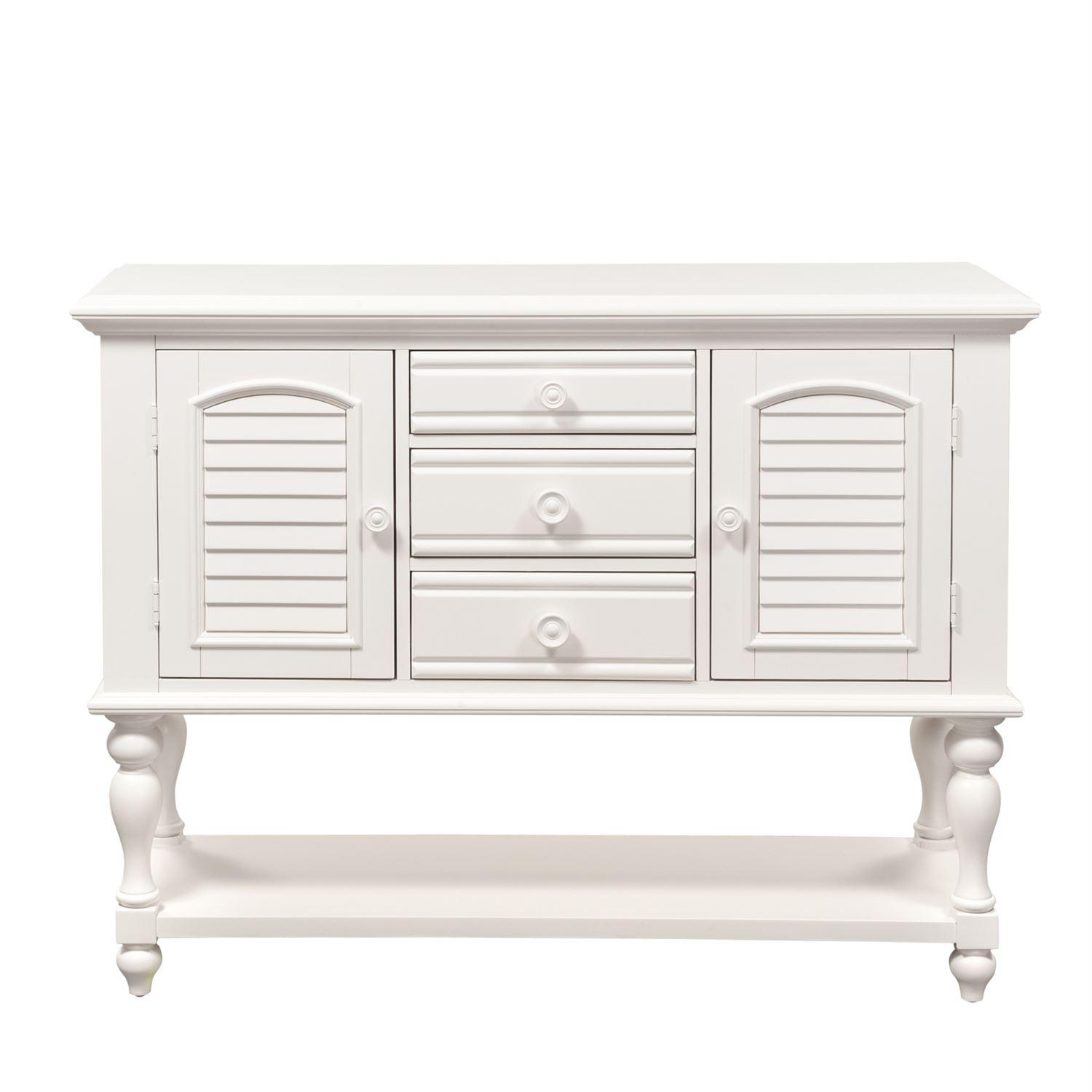 

    
Oyster White Finish Wood Server Summer House (607-CD) Liberty Furniture
