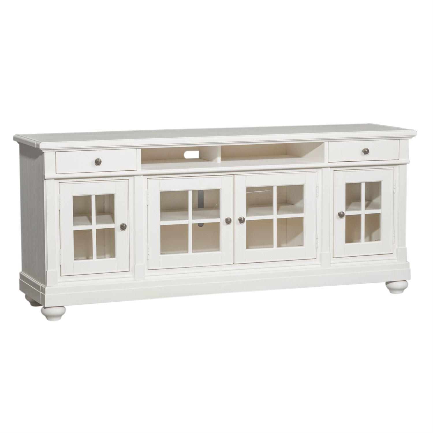 

    
Liberty Furniture Harbor View  (631-ENTW) TV Stand TV Stand White 631-TV74
