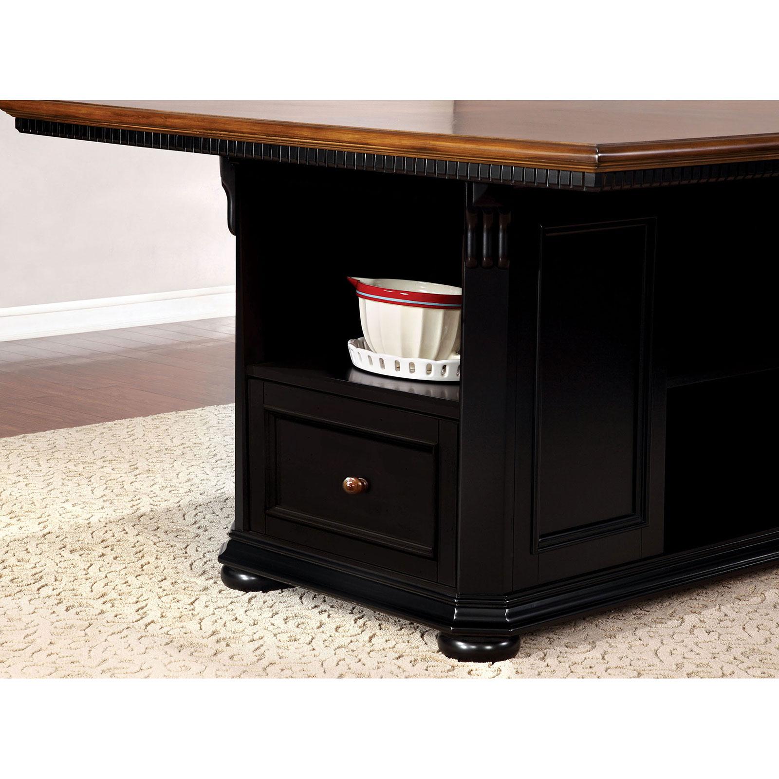 

    
Furniture of America CM3199BC-PT Sabrina Counter Height Table Black CM3199BC-PT
