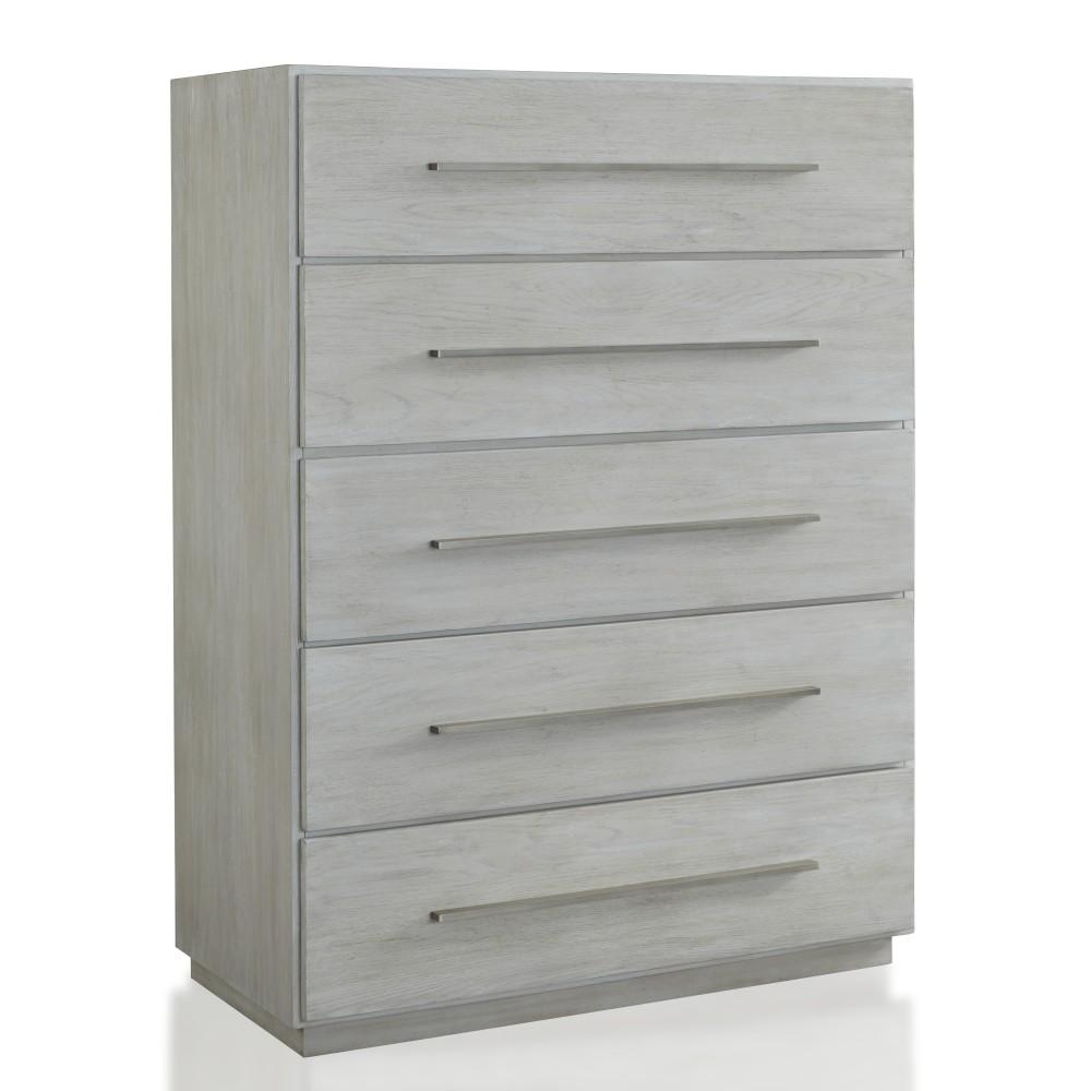

    
Cotton Grey Finish Matte Topcoat Chest with Felt Lined Drawer DESTINATION by Modus Furniture
