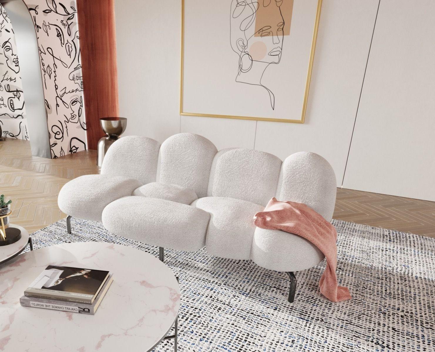 

    
Cozy White Sherpa 88" Bubble Sofa Divani Casa Glaster VIG Contemporary Modern
