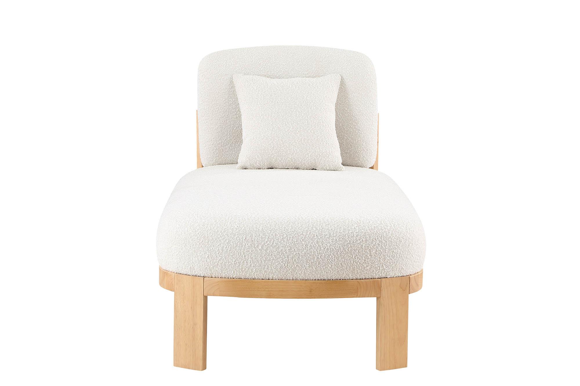 

        
Meridian Furniture MAYBOURNE  22015Cream Chaise Cream/Natural Boucle 094308305127
