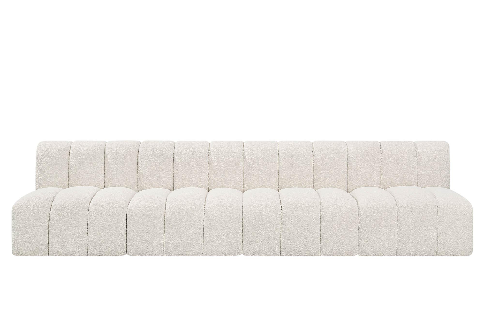 

        
Meridian Furniture ARC 102Cream-S4E Modular Sectional Sofa Cream Boucle 094308296975
