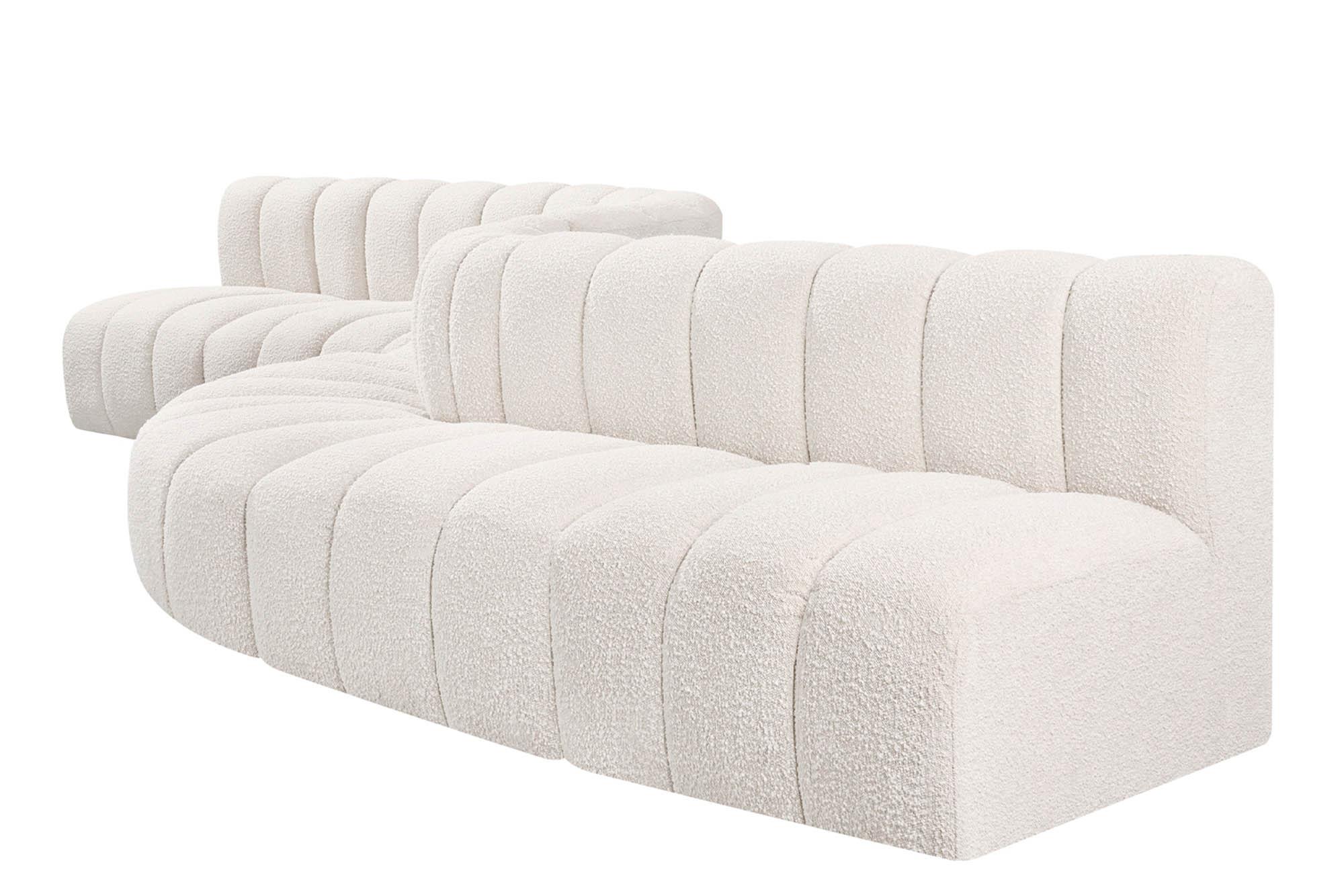 

        
Meridian Furniture ARC 102Cream-S8C Modular Sectional Sofa Cream Boucle 094308297125
