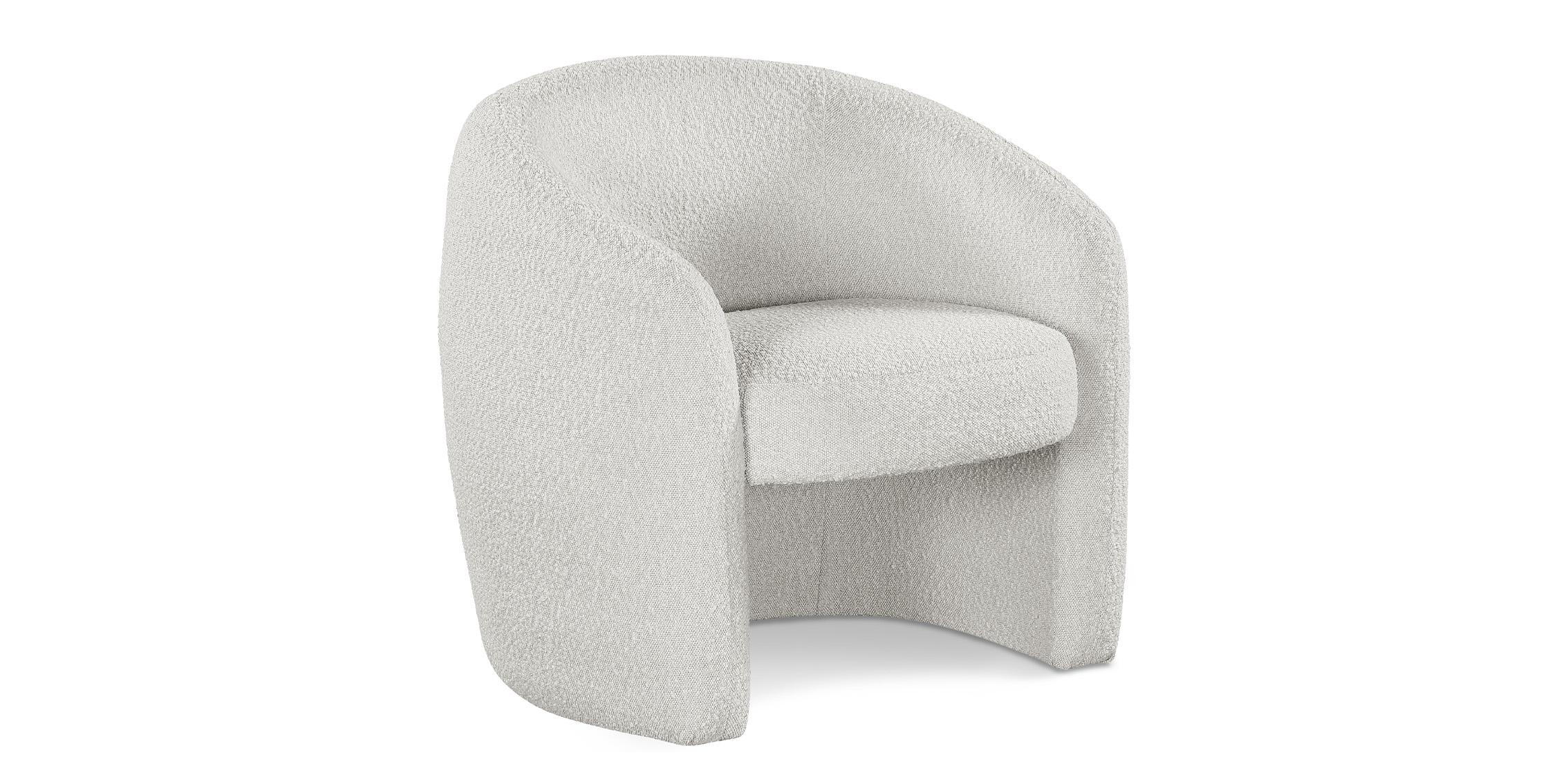 Contemporary, Modern Accent Chair ACADIA 543Cream 543Cream in Cream 