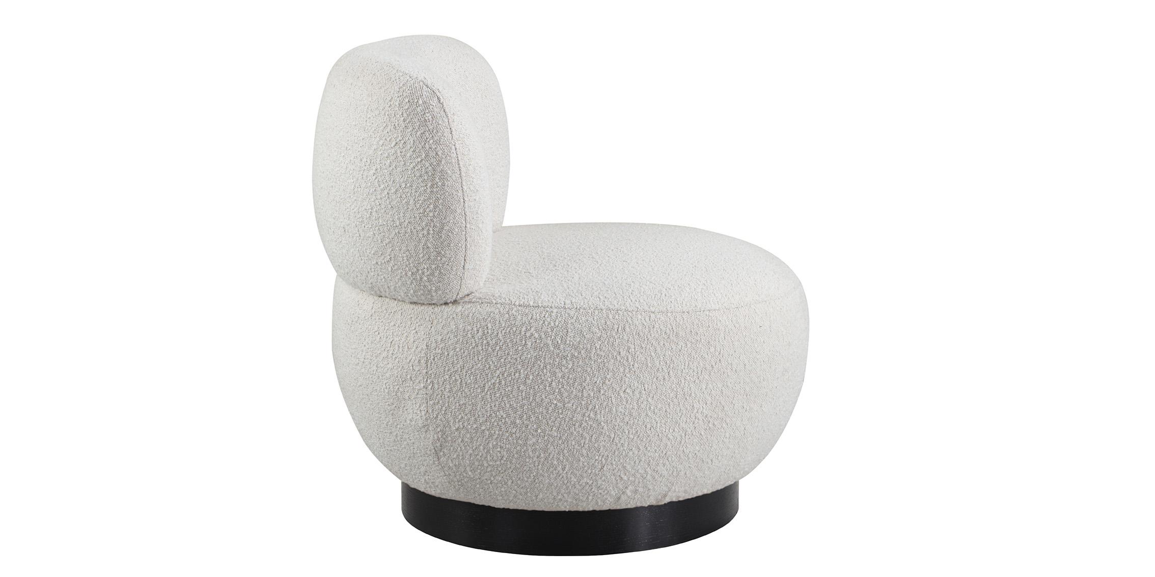 

        
Meridian Furniture CALAIS 557Cream Accent Chair Cream Boucle Fabric 094308273990
