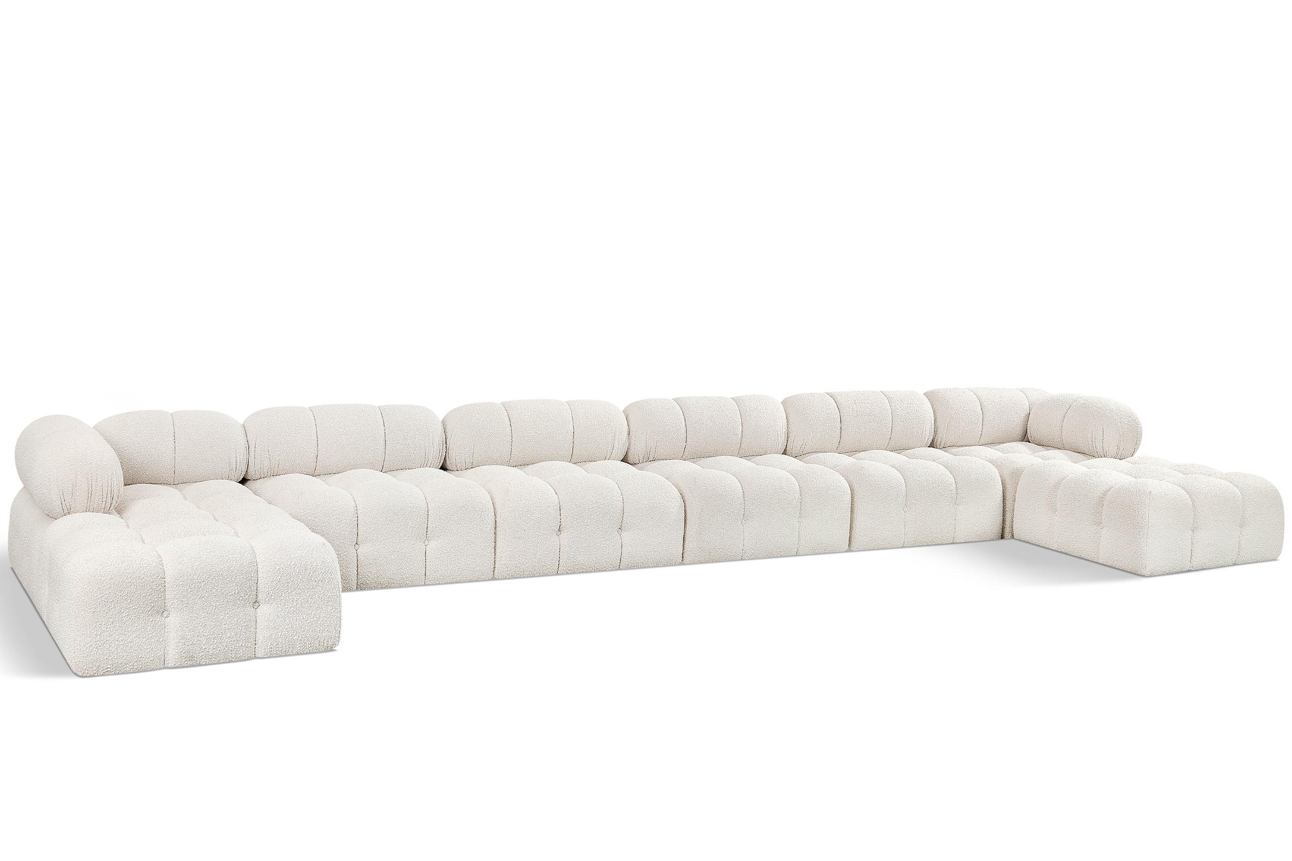 

    
Cream Boucle Modular Sectional Sofa AMES 611Cream-Sec8B Meridian Modern
