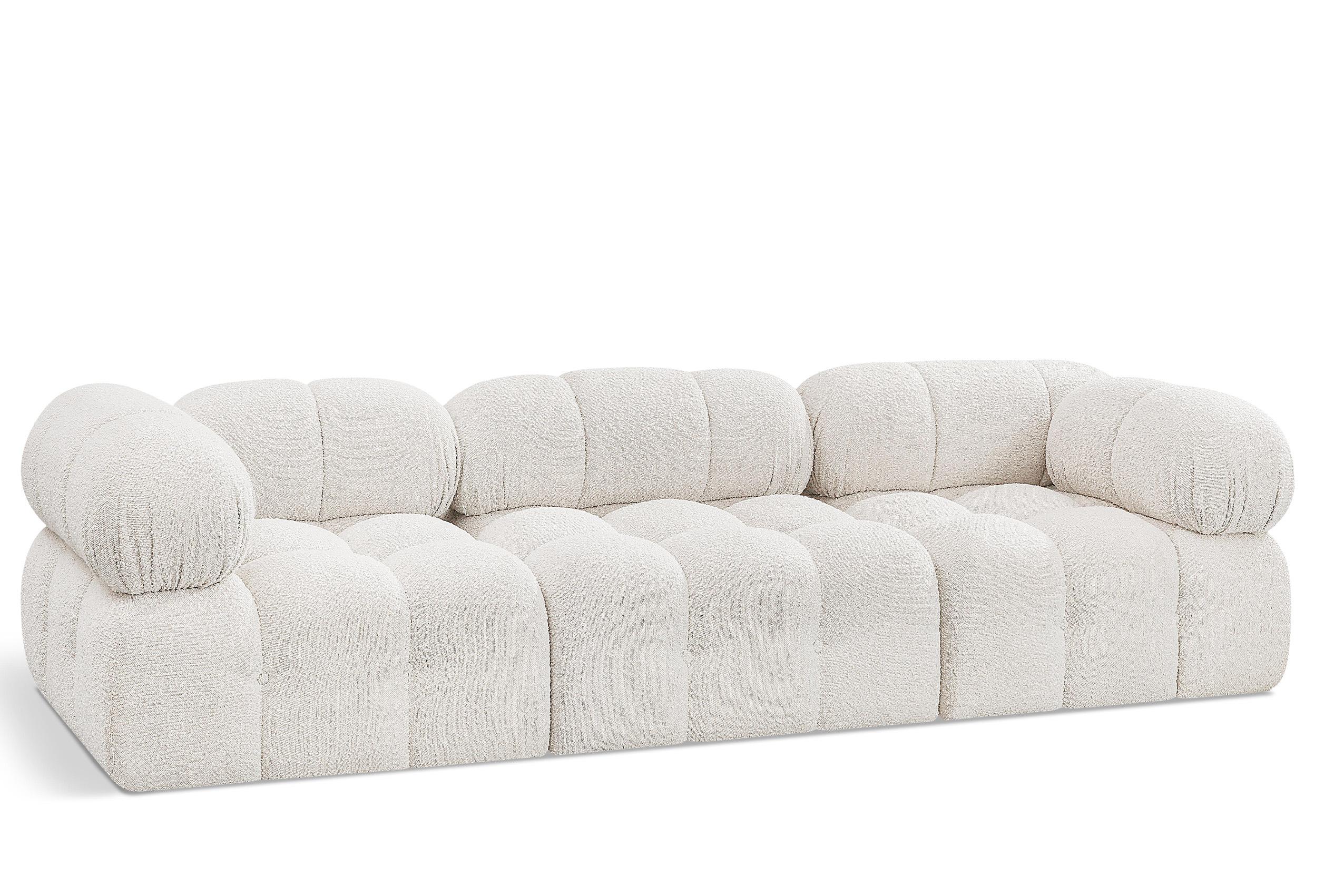 Contemporary, Modern Modular Sofa AMES 611Cream-S102A 611Cream-S102A in Cream 