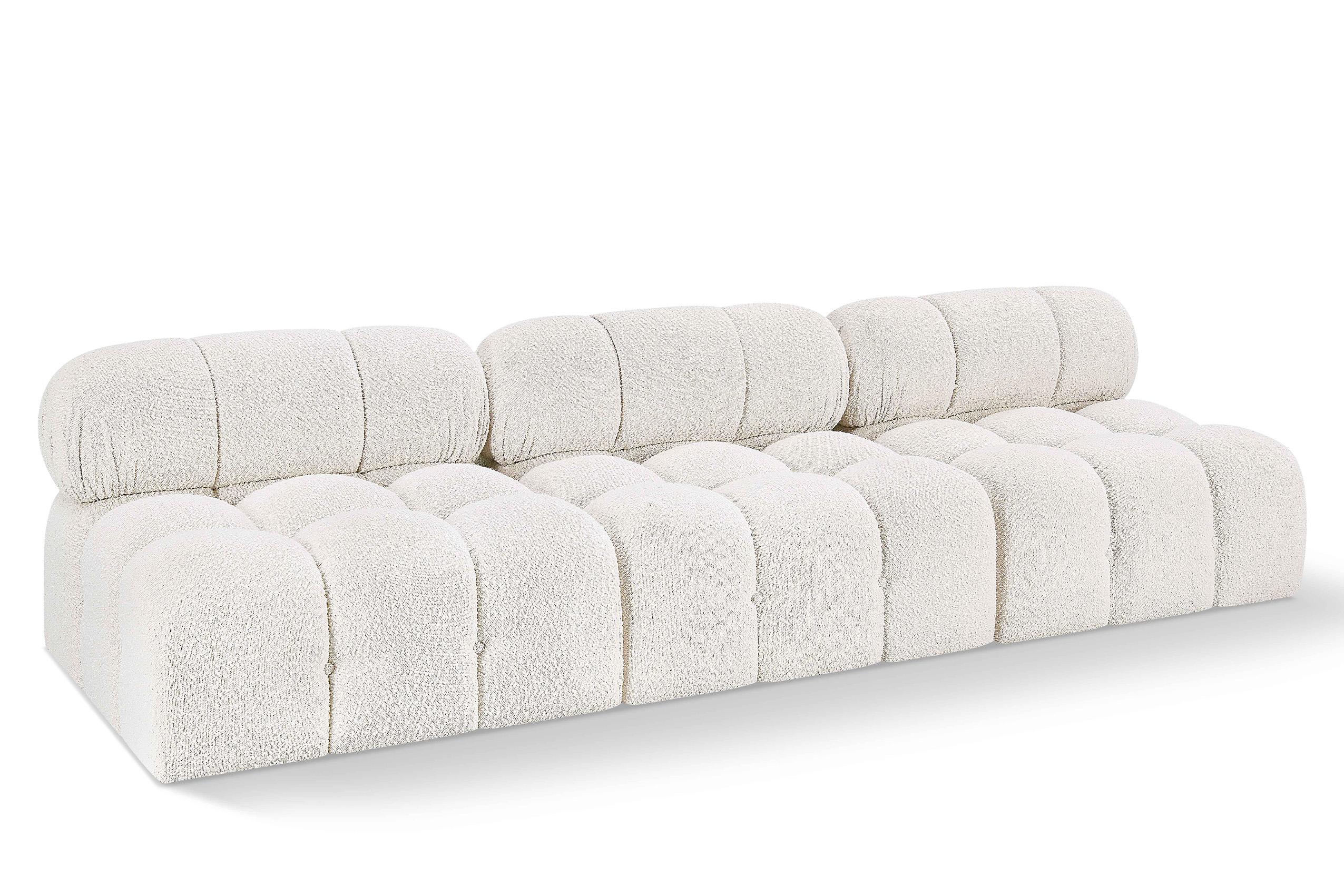 Contemporary, Modern Modular Sofa AMES 611Cream-S102B 611Cream-S102B in Cream 
