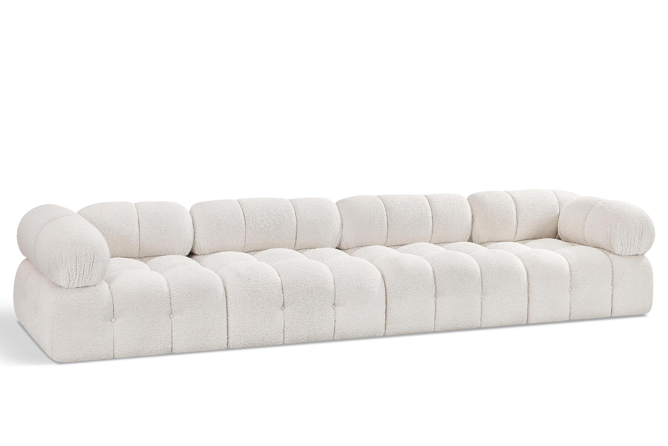 Contemporary, Modern Modular Sofa AMES 611Cream-S136A 611Cream-S136A in Cream 