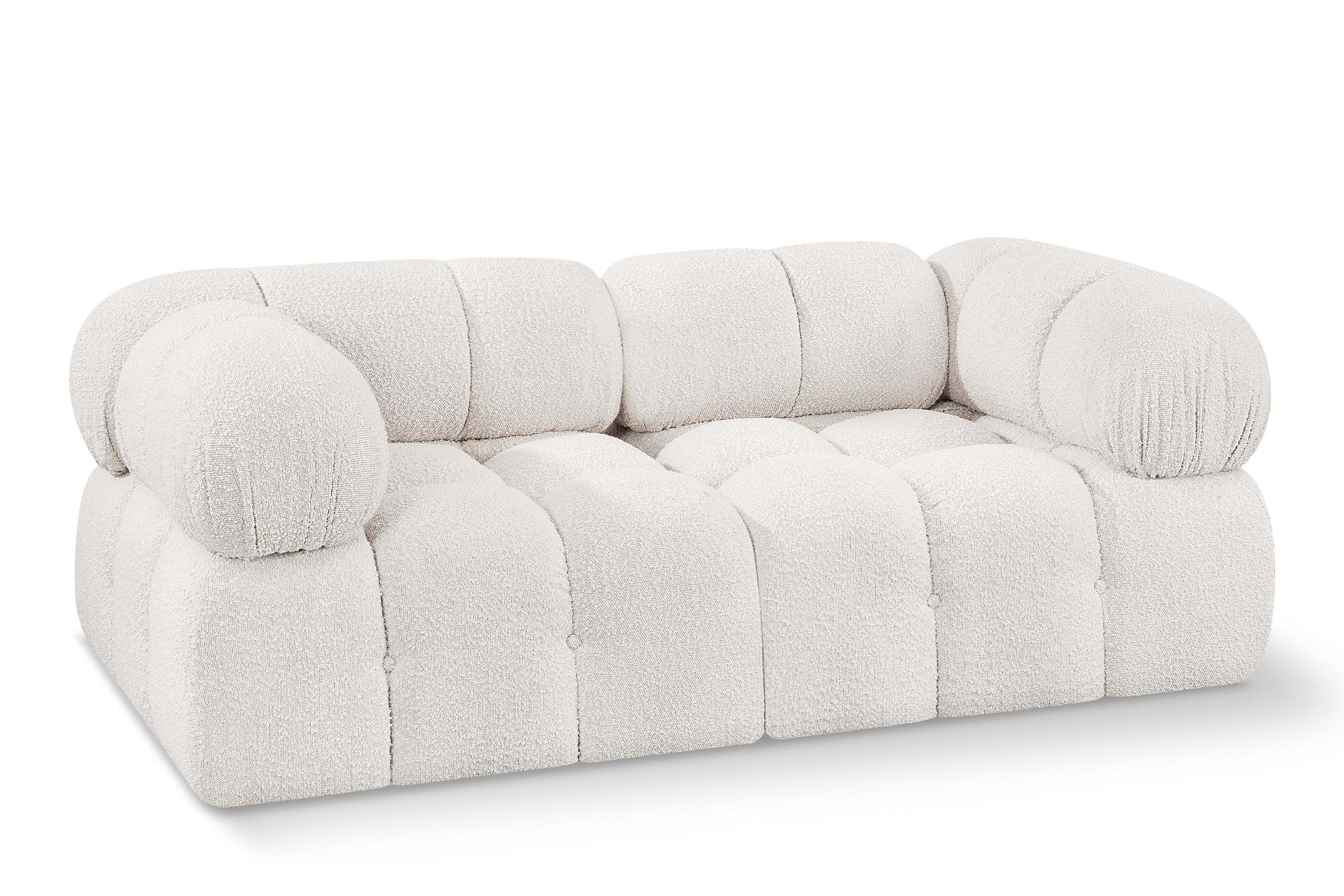 Contemporary, Modern Modular Sofa AMES 611Cream-S68A 611Cream-S68A in Cream 